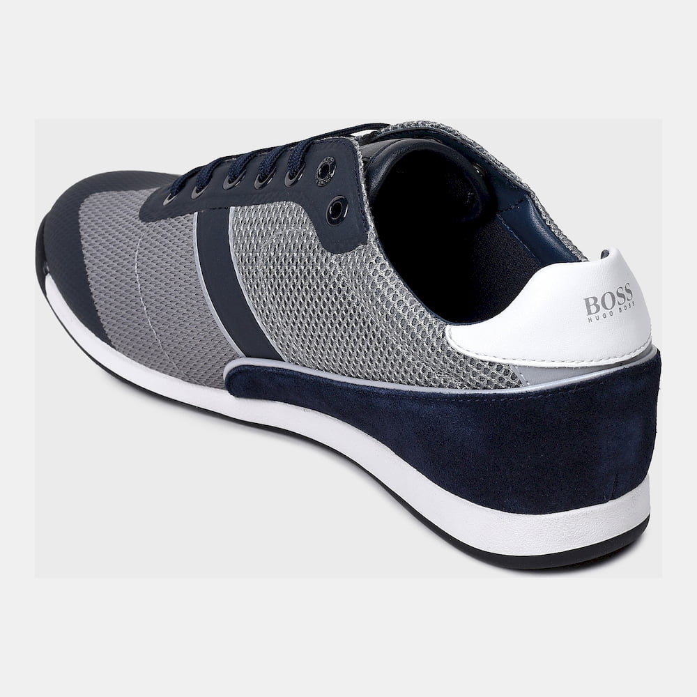 Boss Sapatilhas Sneakers Shoes Glazelowpmewt Mid.blue Azul Shot10