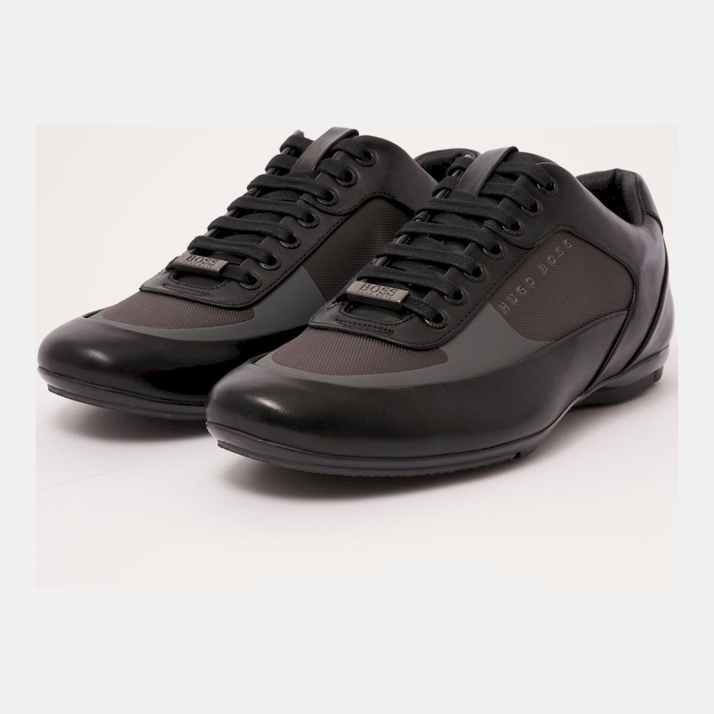 Boss Sapatilhas Sneakers Shoes Hbracinglowpit Blk Gry Preto Cinza Shot2