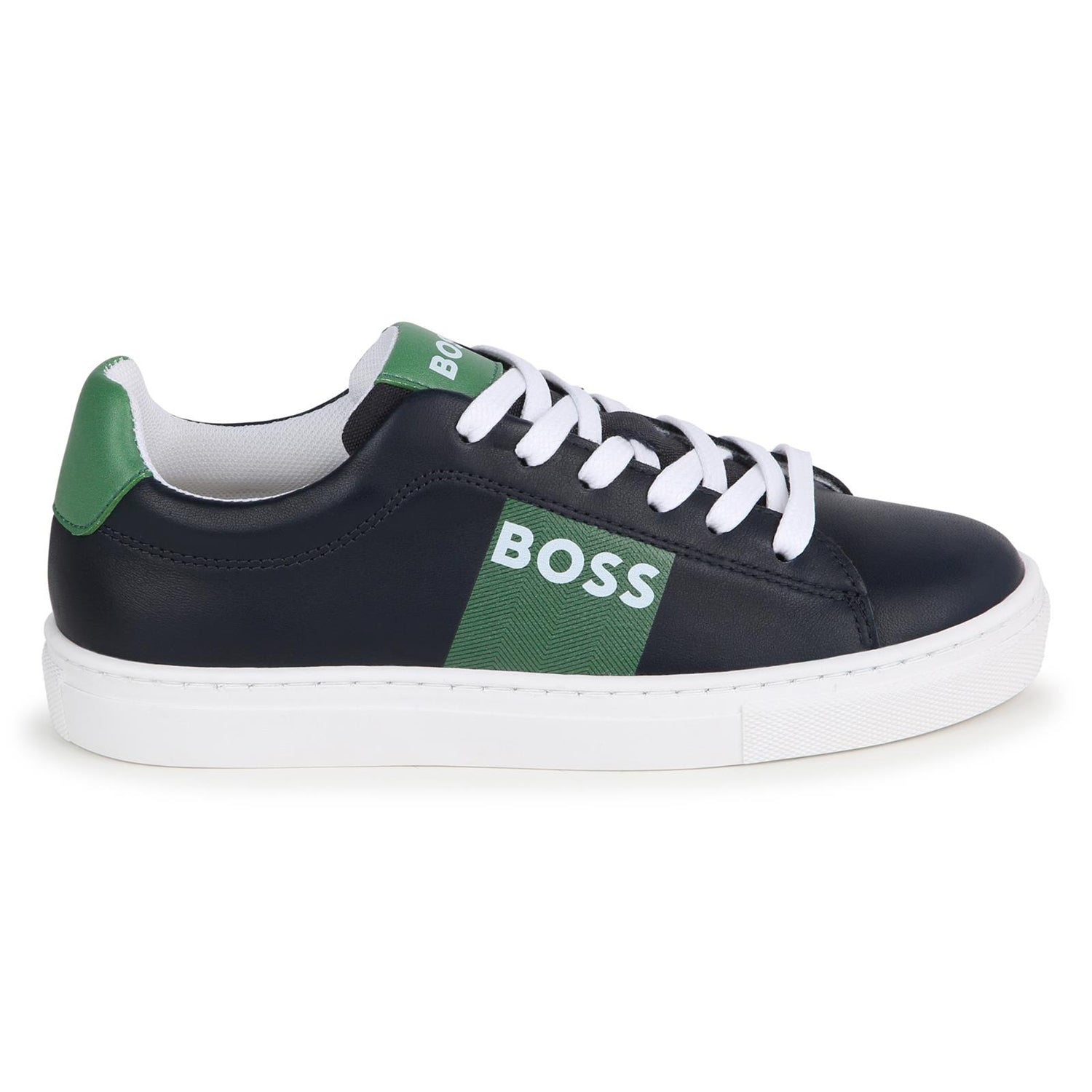 Boss Sapatilhas Sneakers Shoes J50854 Navy Green Navy Verde_shot2