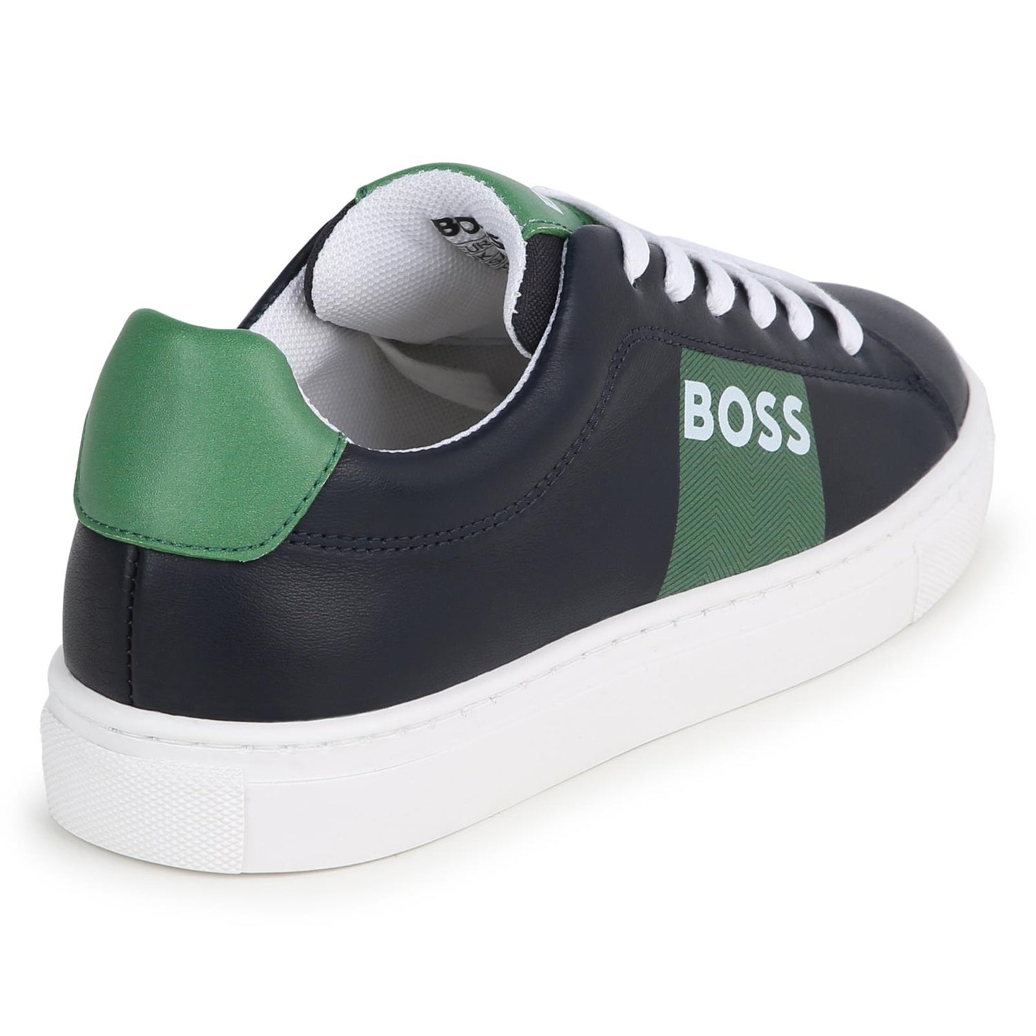 Boss Sapatilhas Sneakers Shoes J50854 Navy Green Navy Verde_shot3
