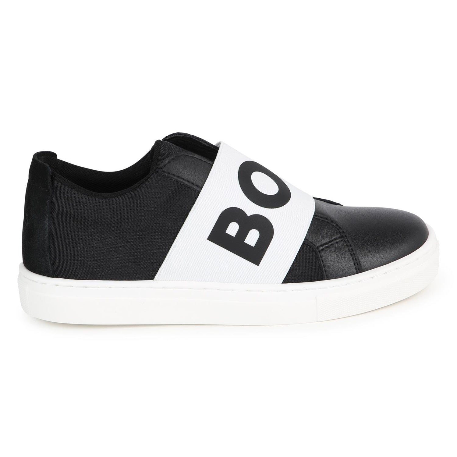 Boss Sapatilhas Sneakers Shoes J50863 Blk White Preto Branco_shot2