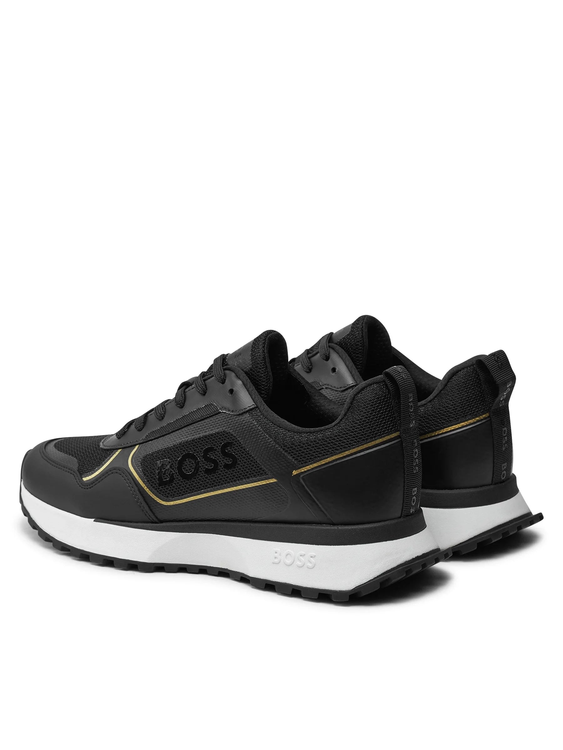 Boss Sapatilhas Sneakers Shoes Jonah Merbl Blk Gold Preto Ouro_shot2