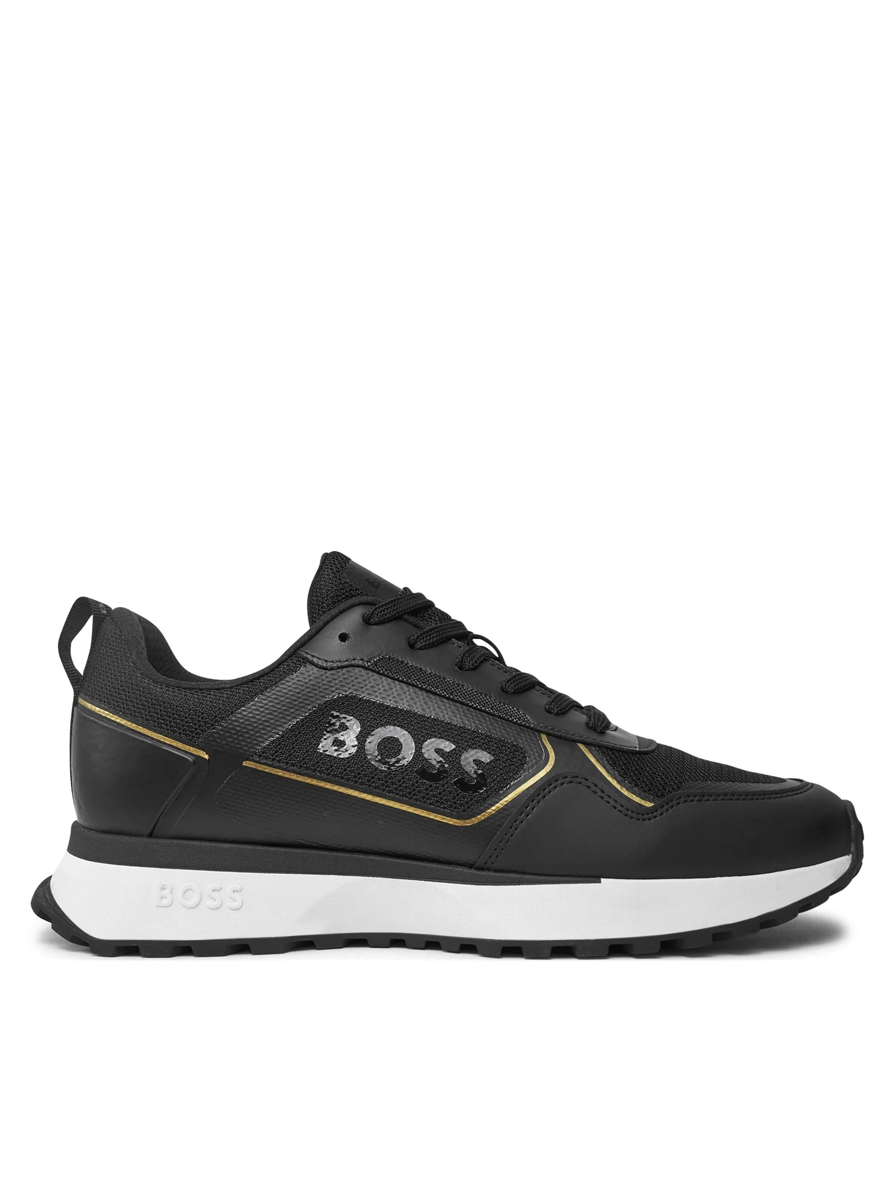 Boss Sapatilhas Sneakers Shoes Jonah Merbl Blk Gold Preto Ouro_shot6