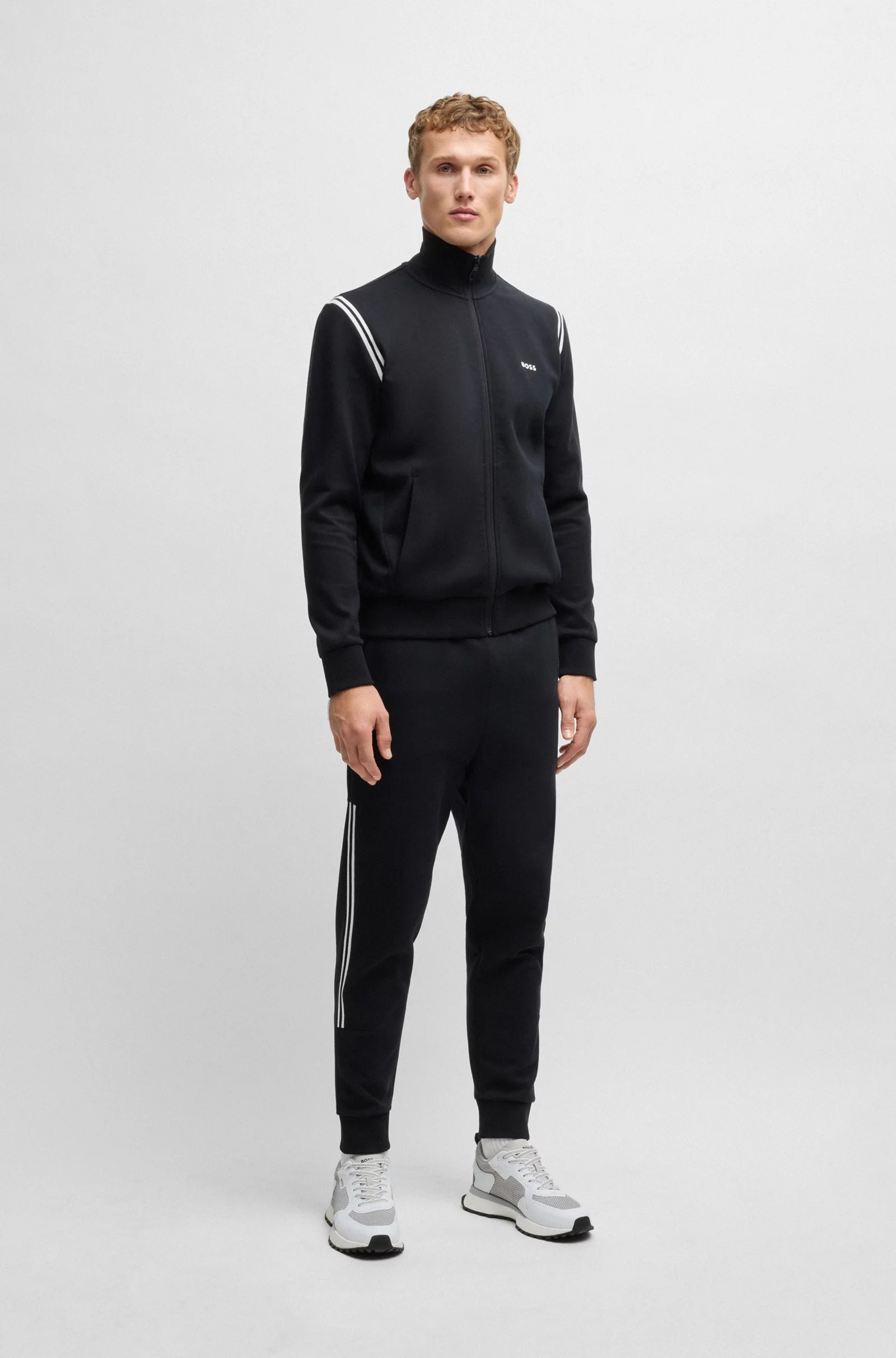 Boss Sapatilhas Sneakers Shoes Jonah Runn Met White Branco_shot5