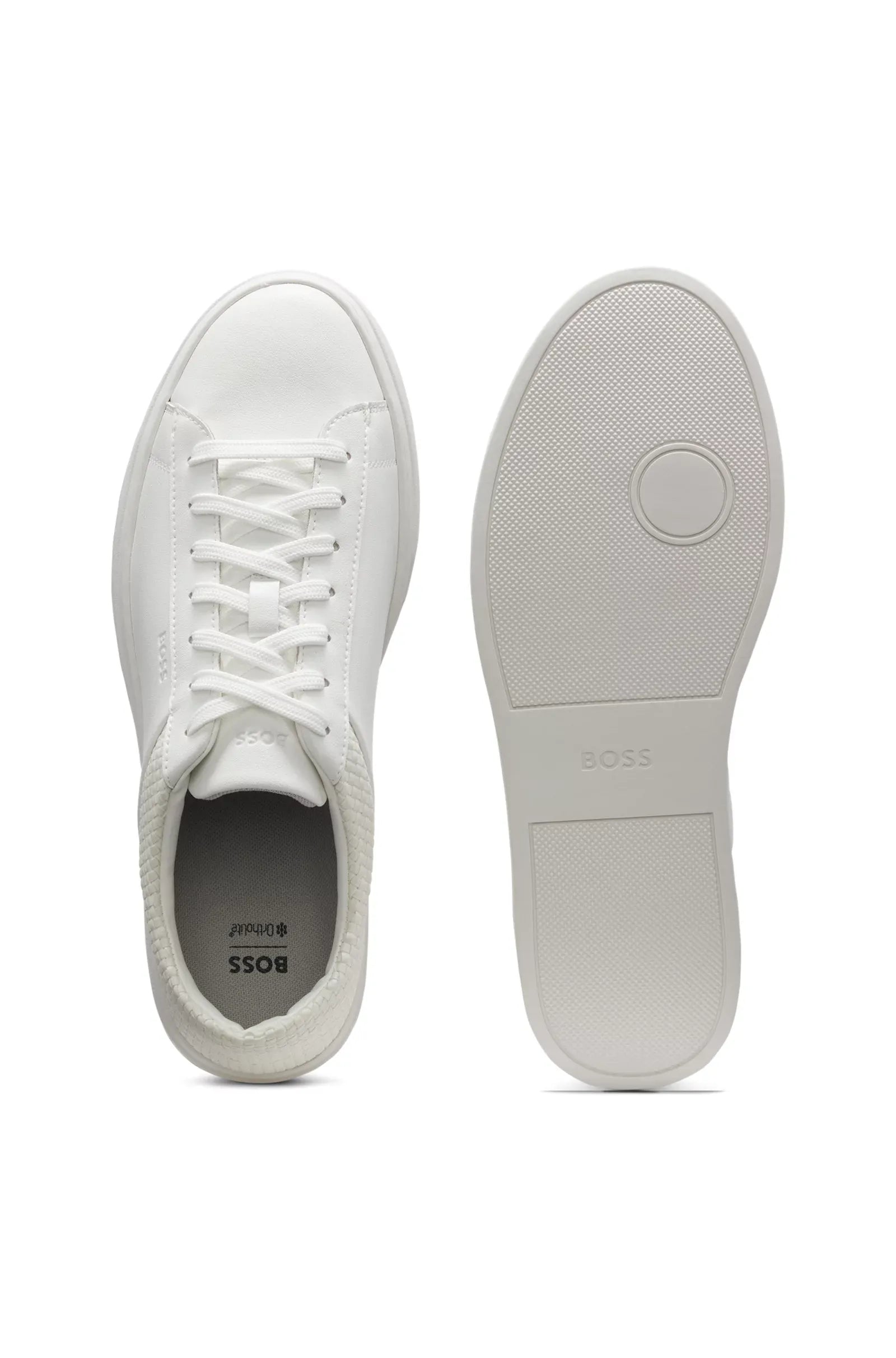 Boss Sapatilhas Sneakers Shoes Kieran Lwvpu White Branco_shot2