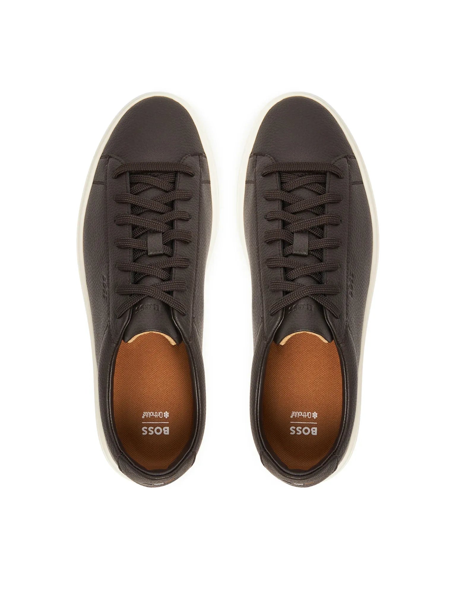 Boss Sapatilhas Sneakers Shoes Kieran Tenn Al Dk.brown Castanho Escuro_shot2