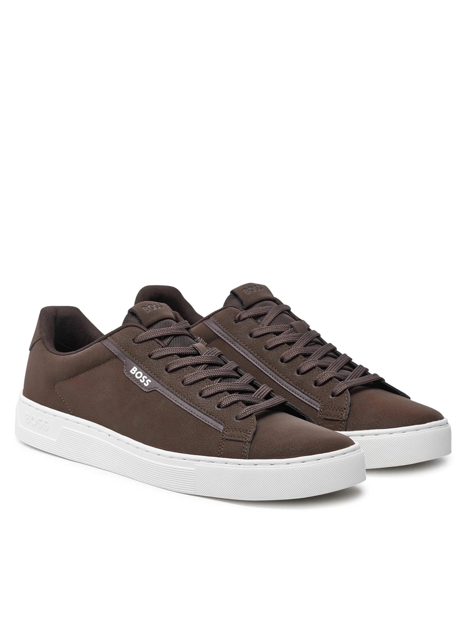 Boss Sapatilhas Sneakers Shoes Rhys Tenn Nupu Dk.brown Castanho Escuro_shot1