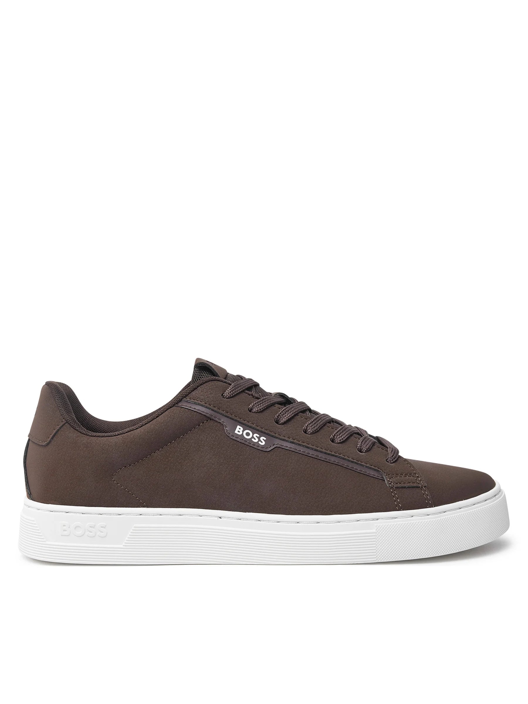 Boss Sapatilhas Sneakers Shoes Rhys Tenn Nupu Dk.brown Castanho Escuro_shot6