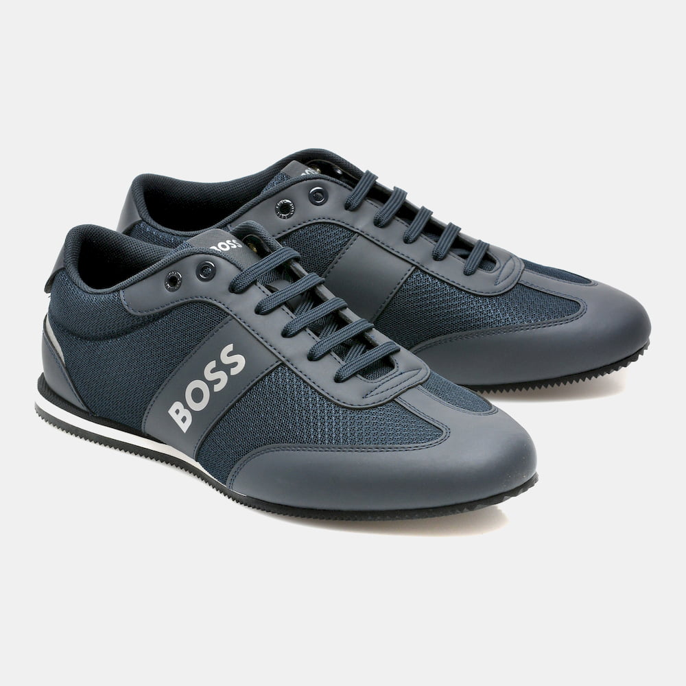 Boss Sapatilhas Sneakers Shoes Rusham Lowp Mx Navy Navy Shot10