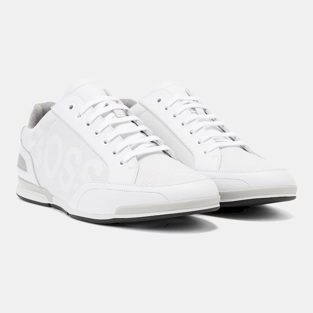 Boss Sapatilhas Sneakers Shoes Saturnlowpitpf White Branco Shot2