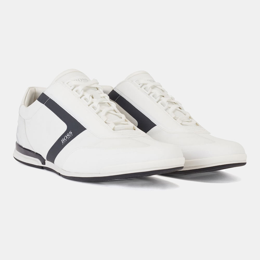 Boss Sapatilhas Sneakers Shoes Saturnlowpnyrs Whi Blue Branco Azul Shot2