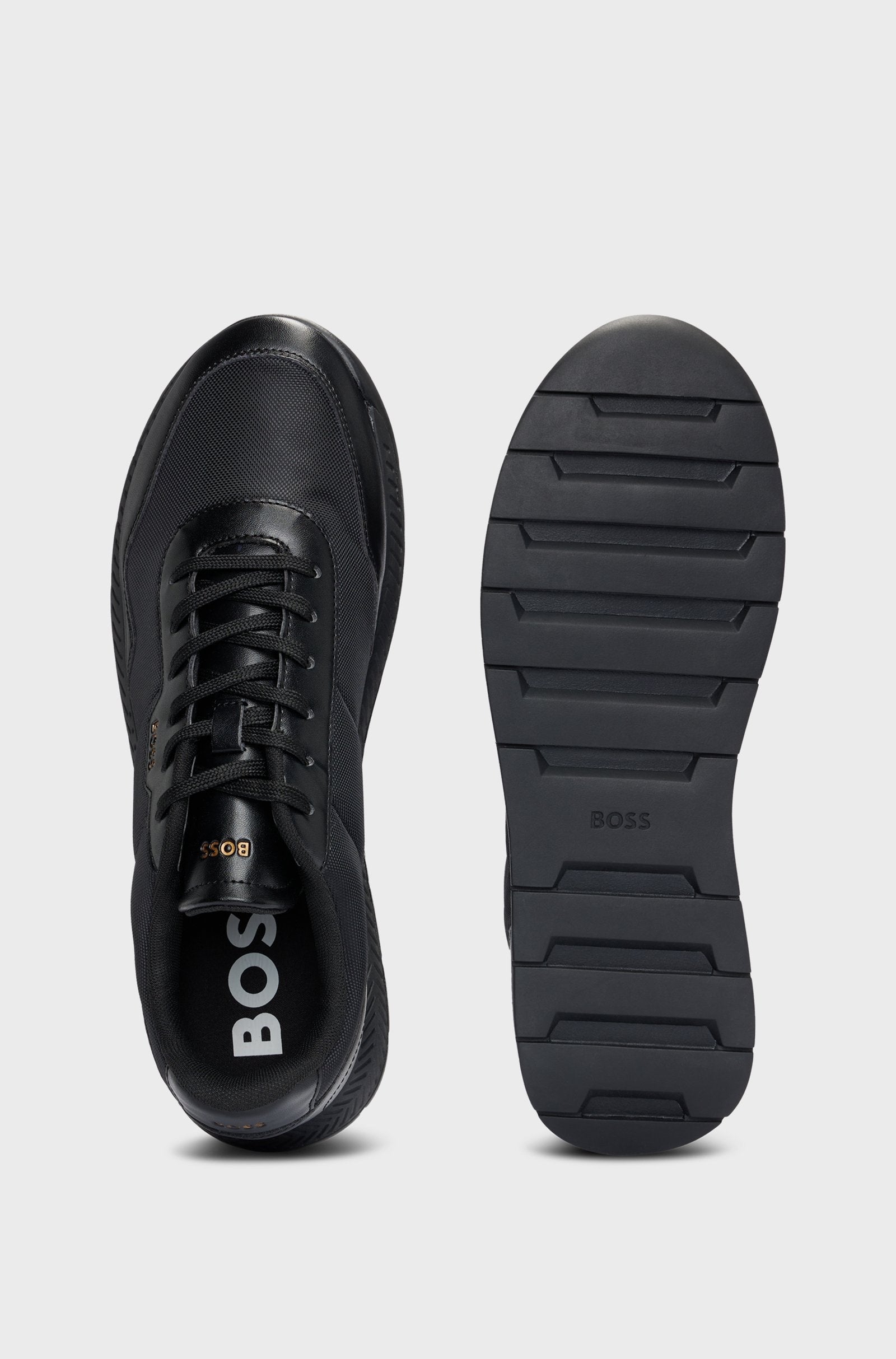 Boss Sapatilhas Sneakers Shoes Titanium Runn  Triple Blk Preto_shot4