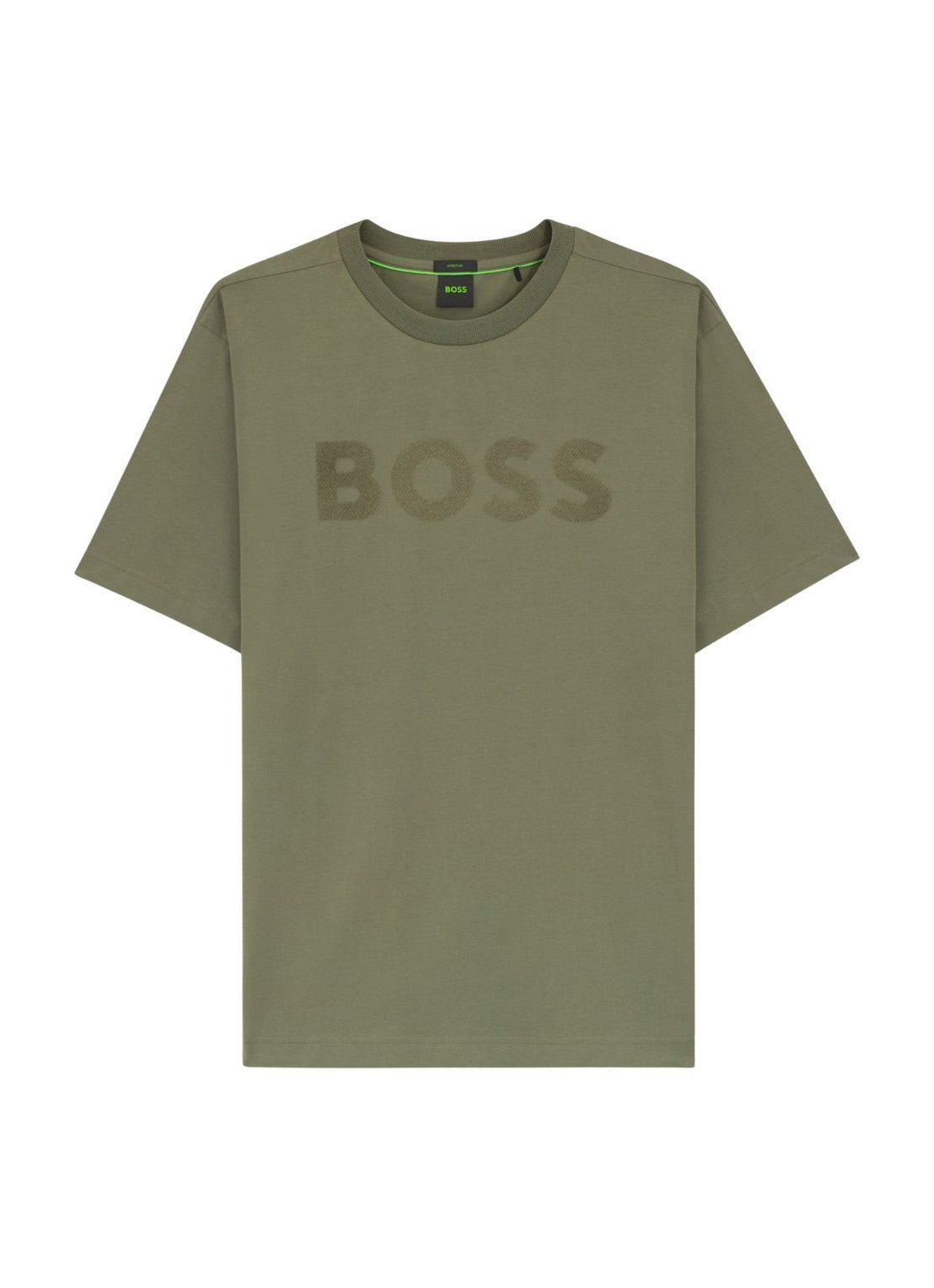 Boss T Shirt  Ts Iconic Log Beige Beige_shot4