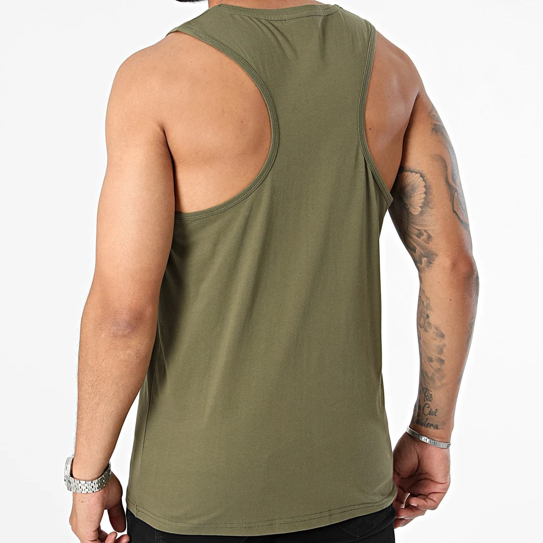 Boss T Shirt Beach Tank Top Green Verde_shot4