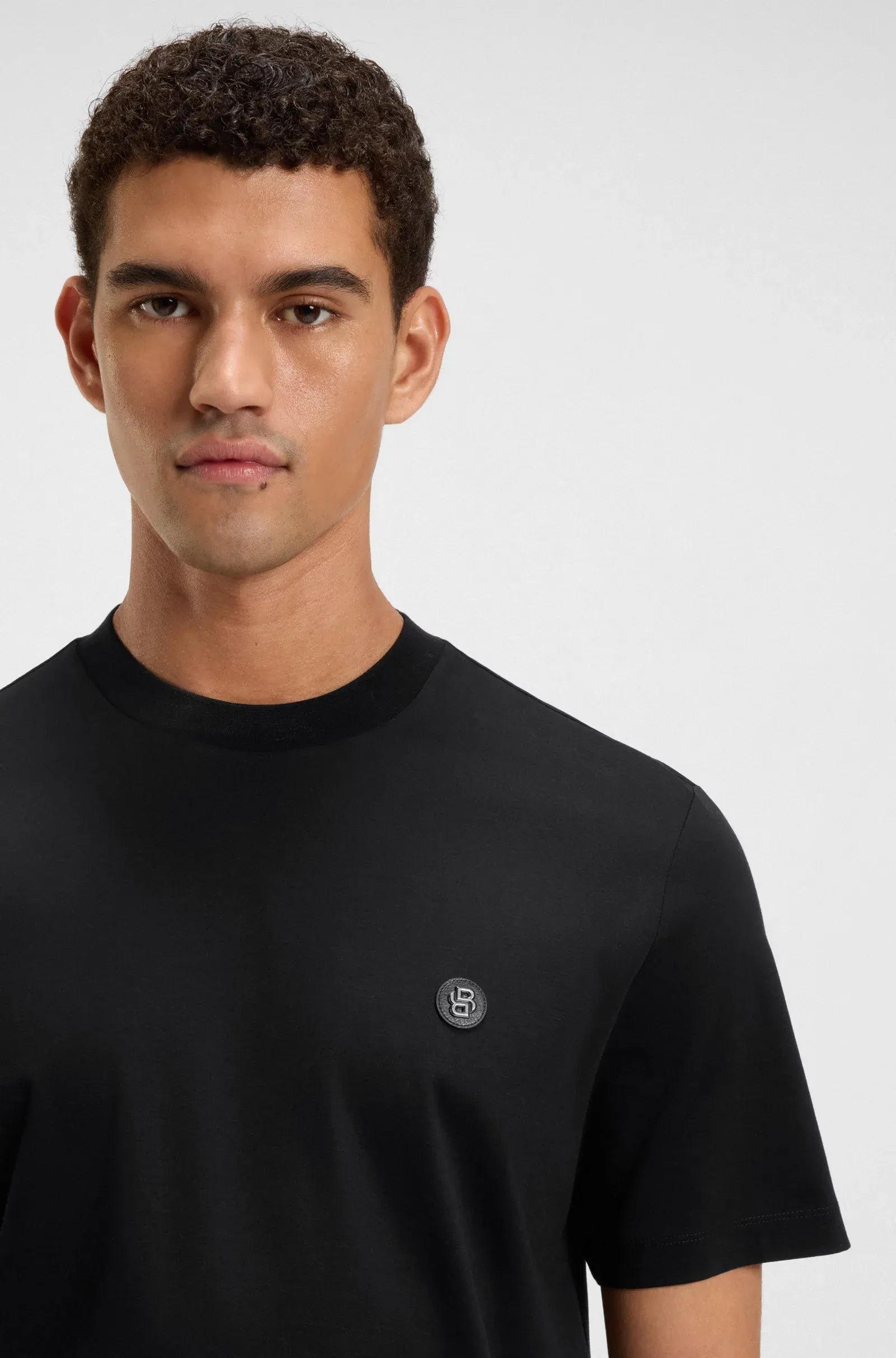 Boss T Shirt C Taut 01 Black Preto_shot2