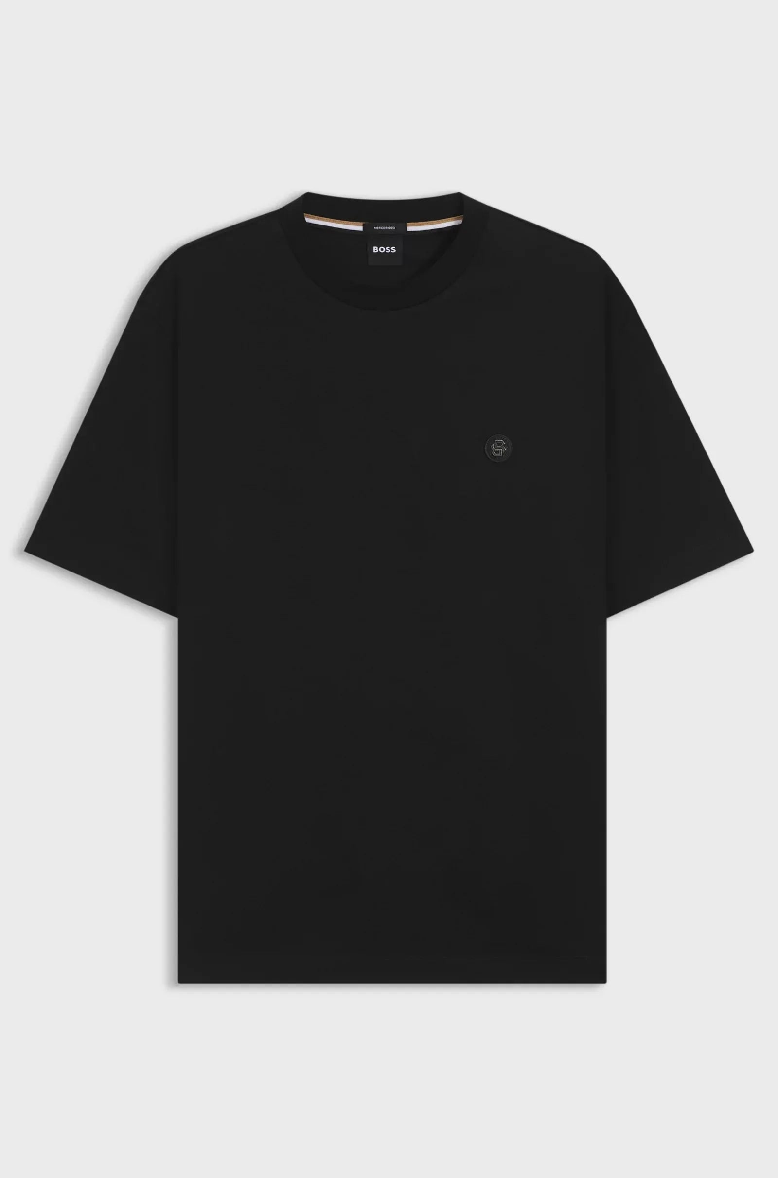 Boss T Shirt C Taut 01 Black Preto_shot5