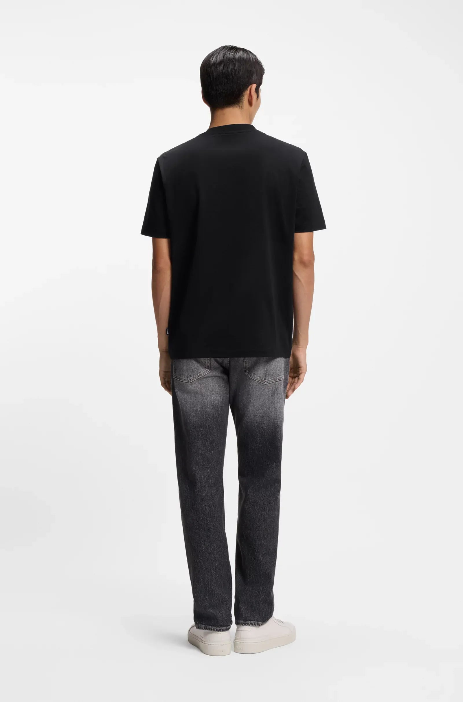 Boss T Shirt C Taut 10 Black Preto_shot4