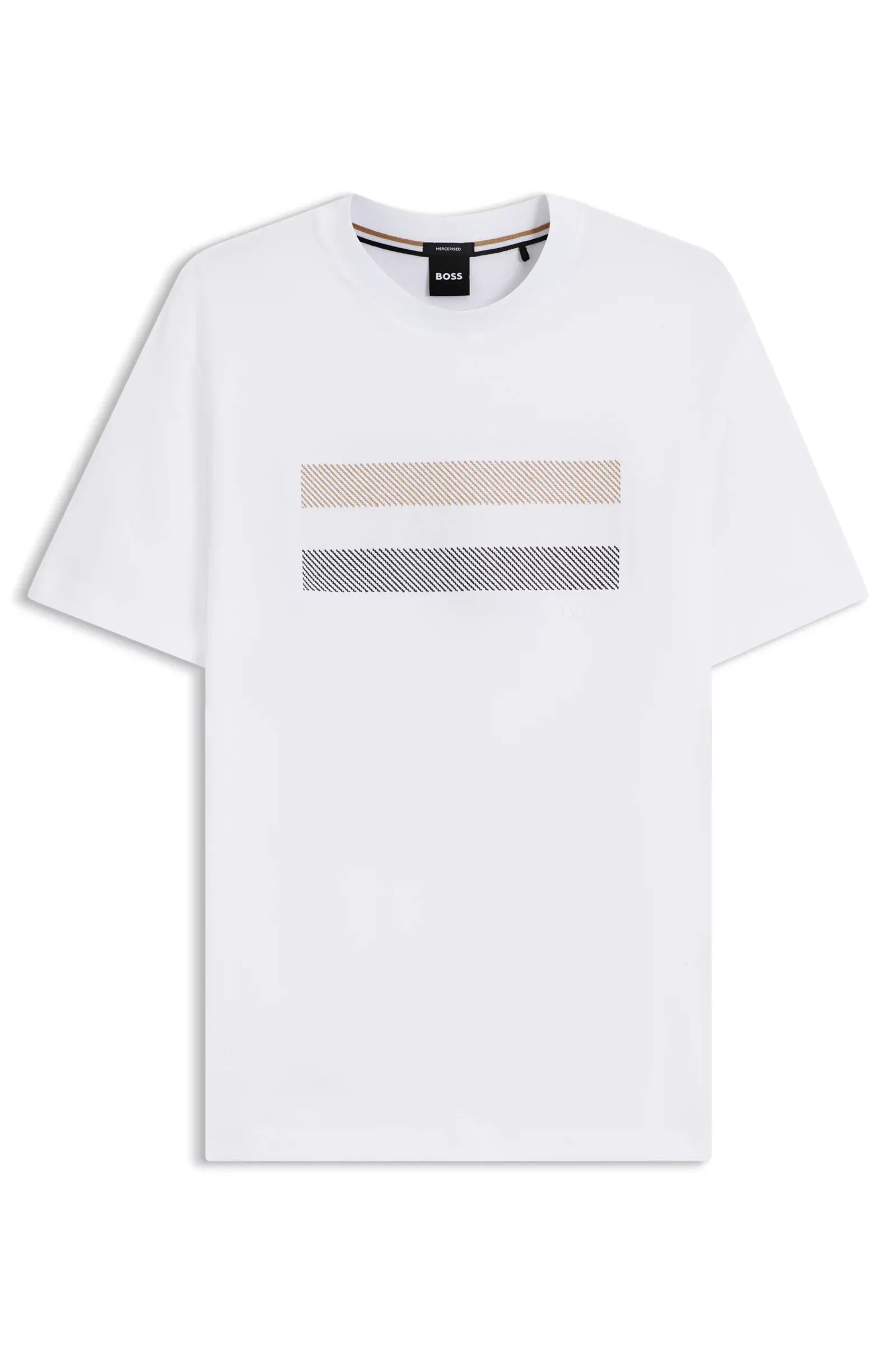 Boss T Shirt C Taut 10 White Branco_shot5