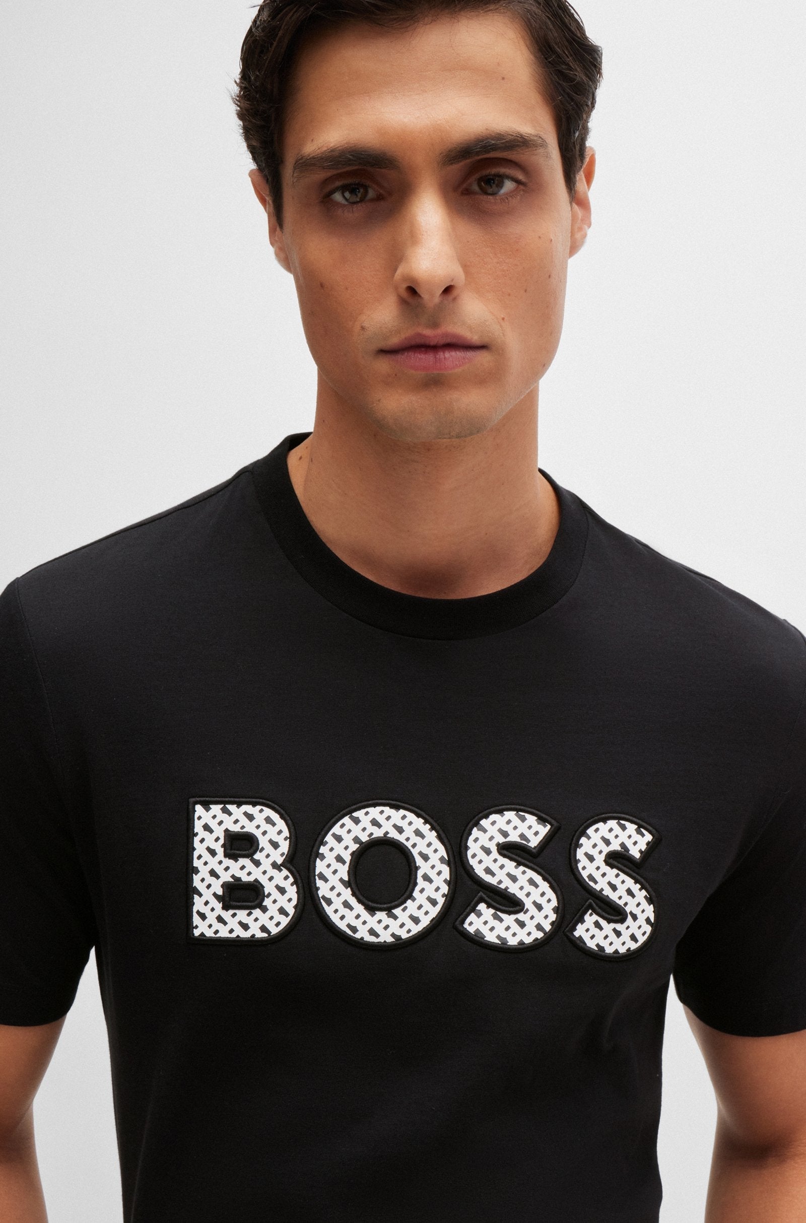 Boss T Shirt C Thompson 06 Black Preto_shot2