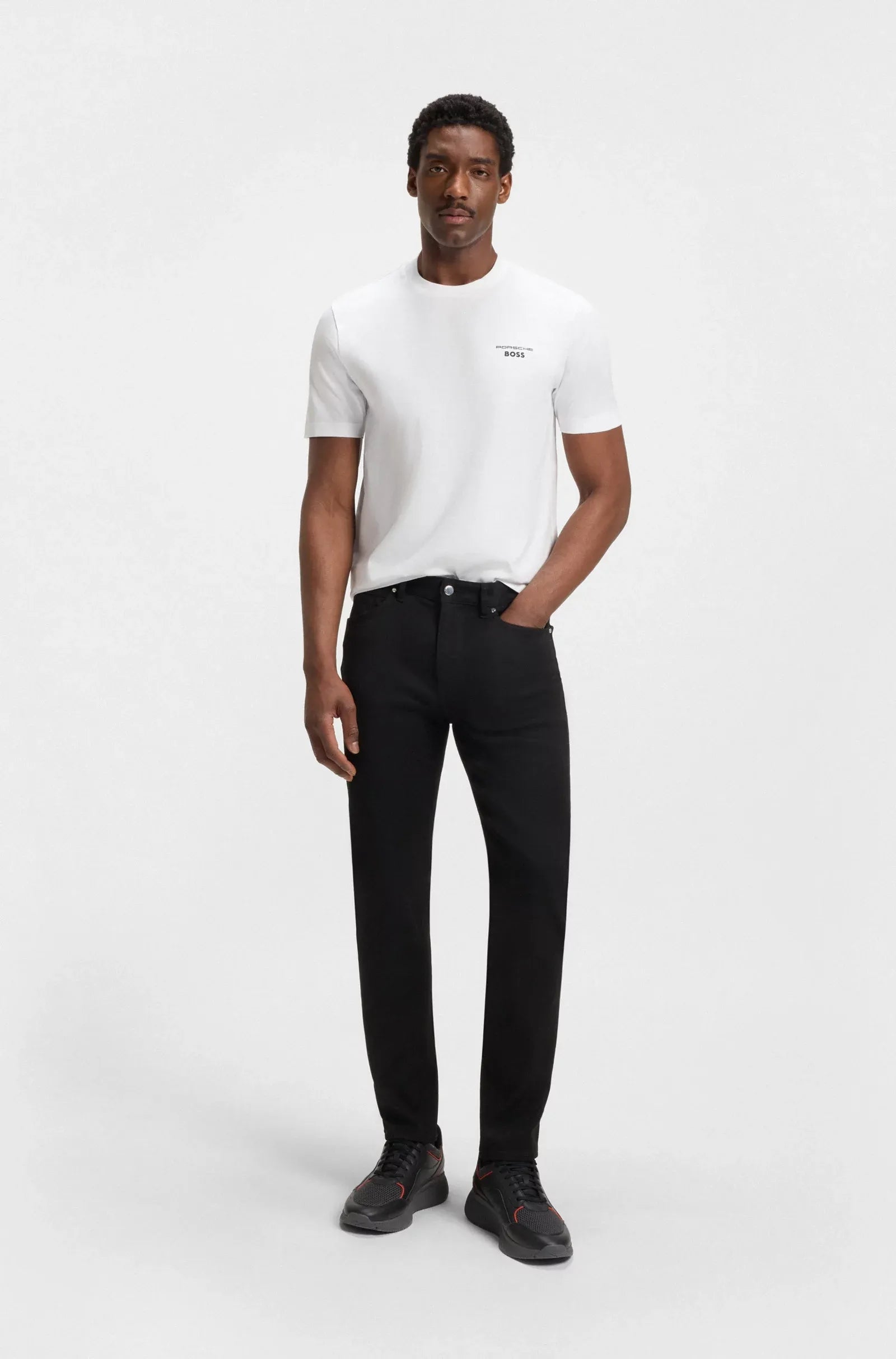 Boss T Shirt C Thompson 197 White Branco_shot4