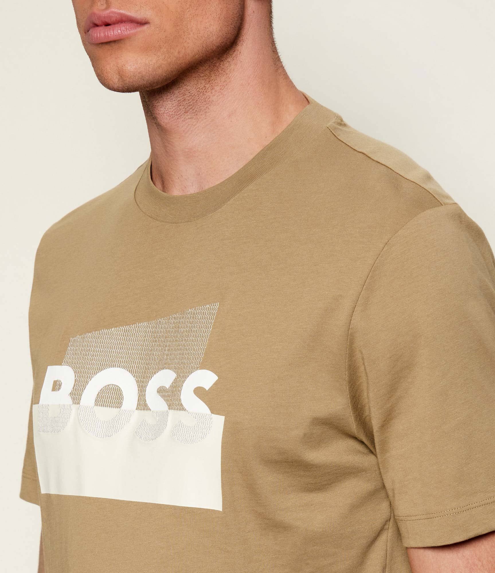 Boss T Shirt C Thompson 250 Beige Beige_shot4