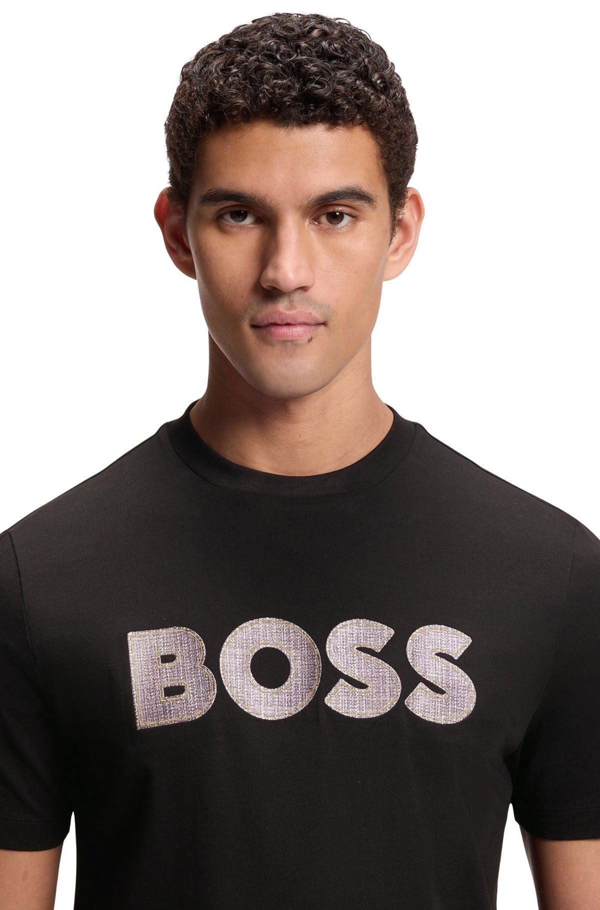 Boss T Shirt C Thompson 89 Black Preto_shot3