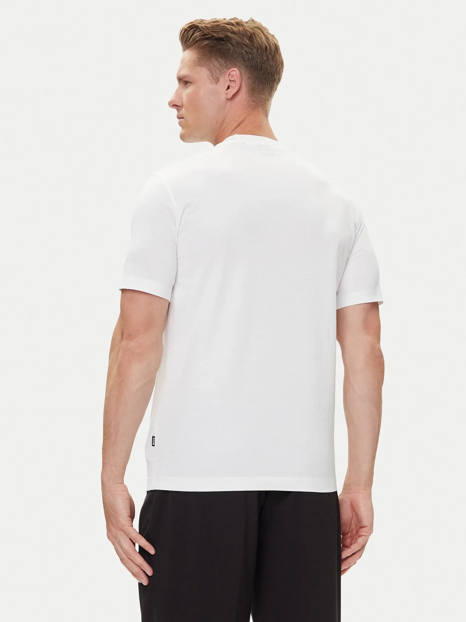 Boss T Shirt H Thompson 655 White Branco_shot3