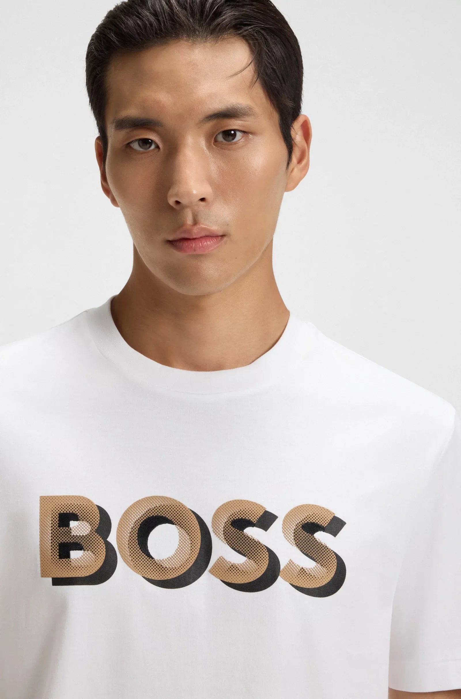 Boss T Shirt H Thompson 656 White Branco_shot2