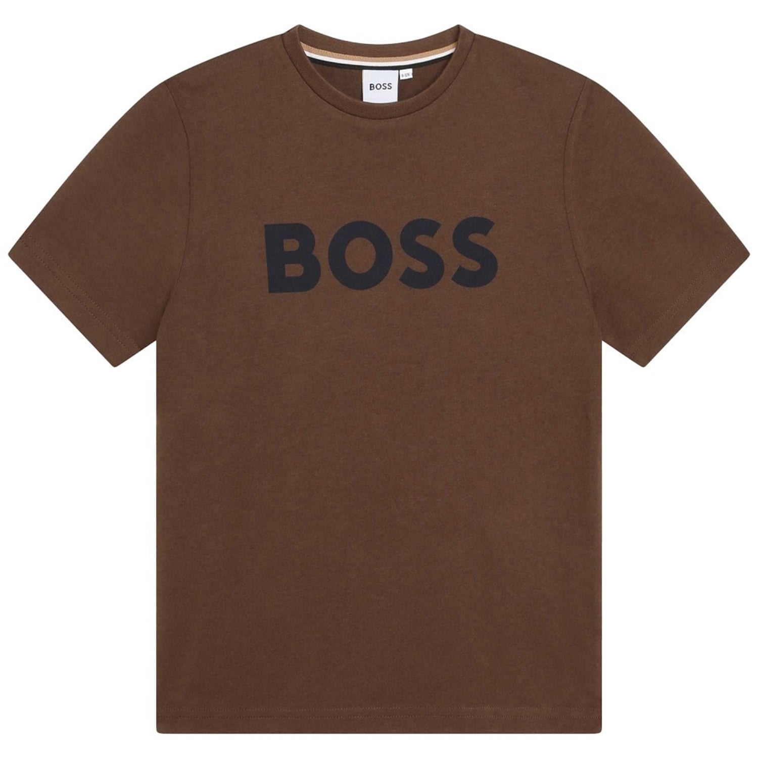 Boss T Shirt J25o65 Brown Castanho_shot1