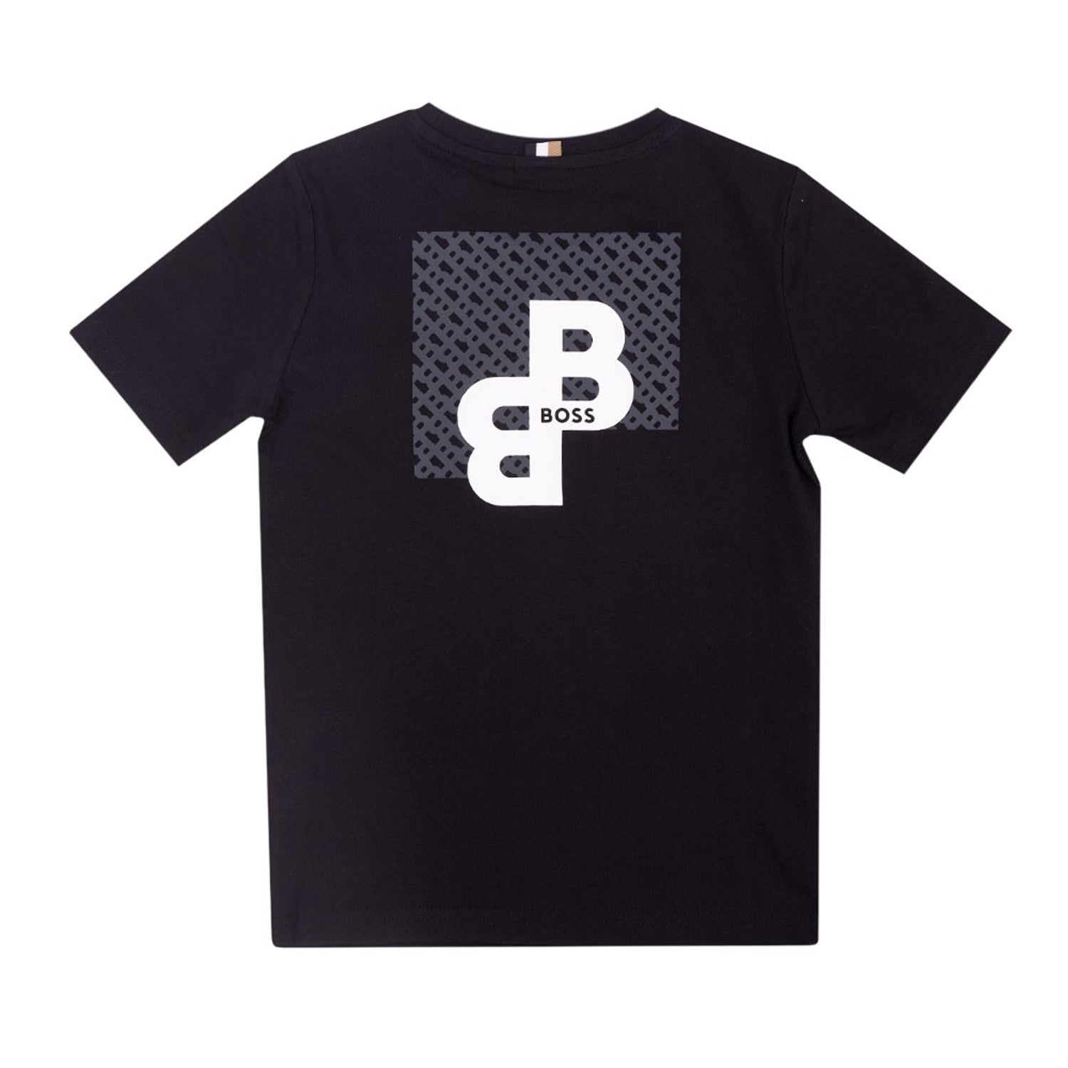 Boss T Shirt J25o74 Black Preto_shot3