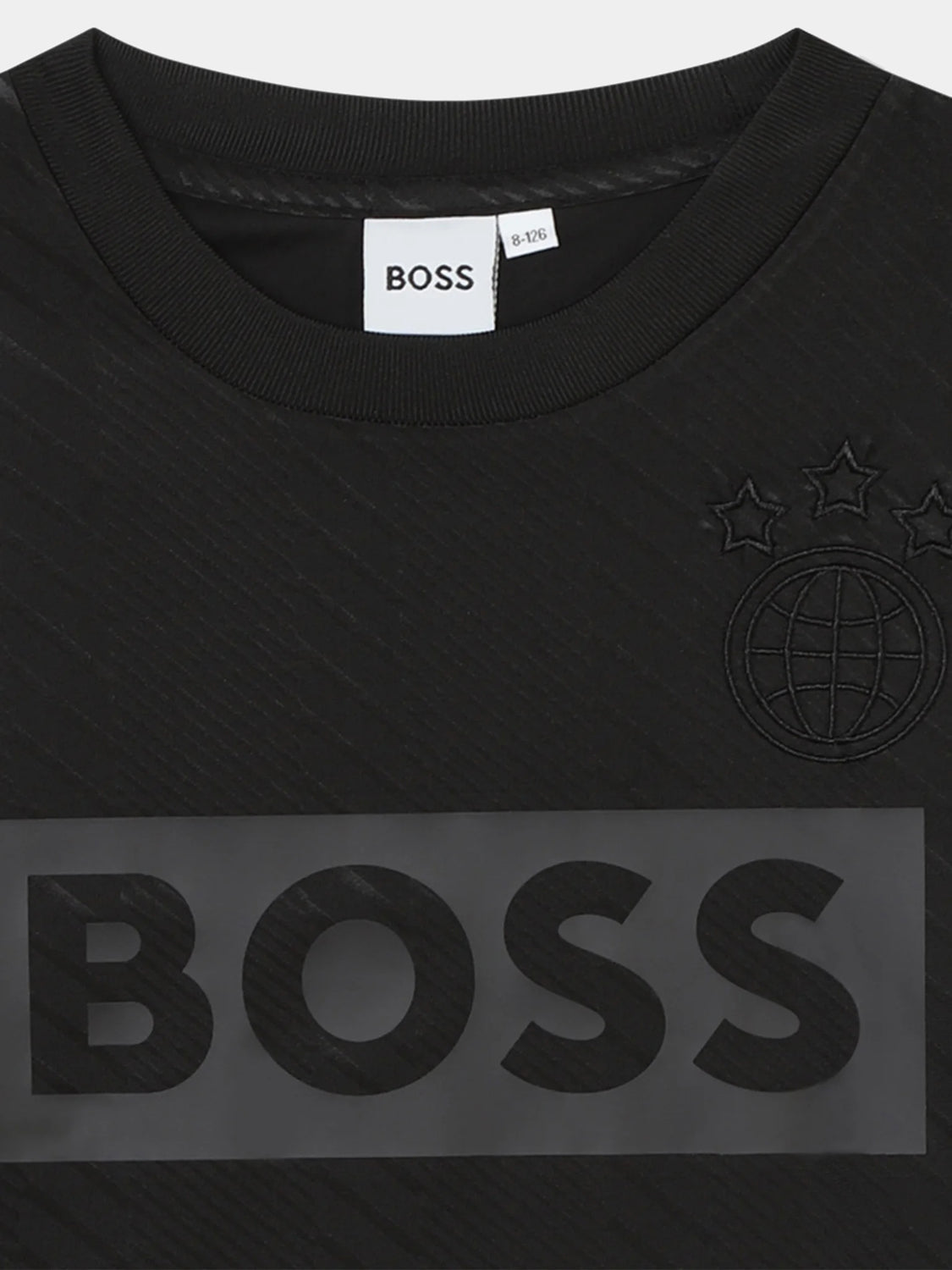 Boss T Shirt J50719 Black Preto_shot2