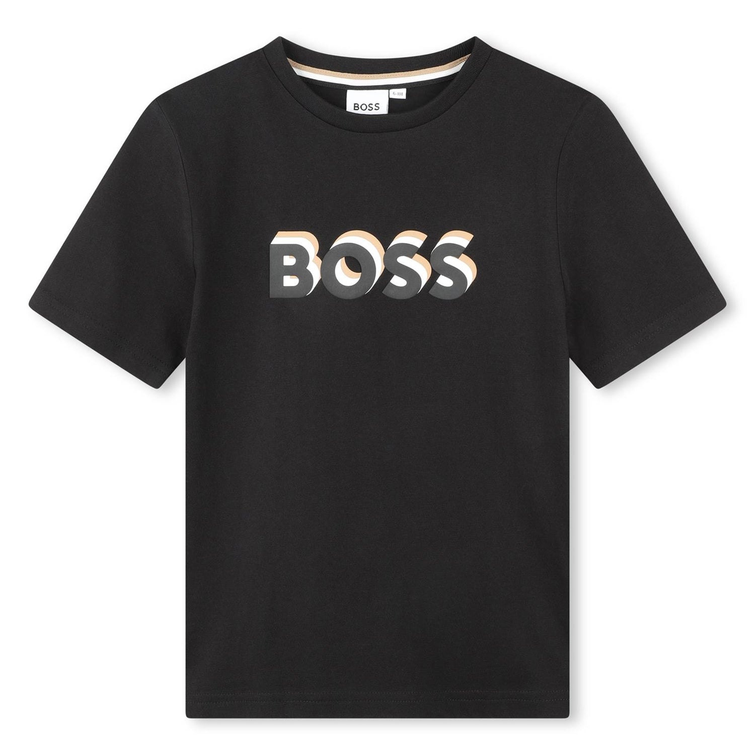 Boss T Shirt J50723 Black Preto_shot1