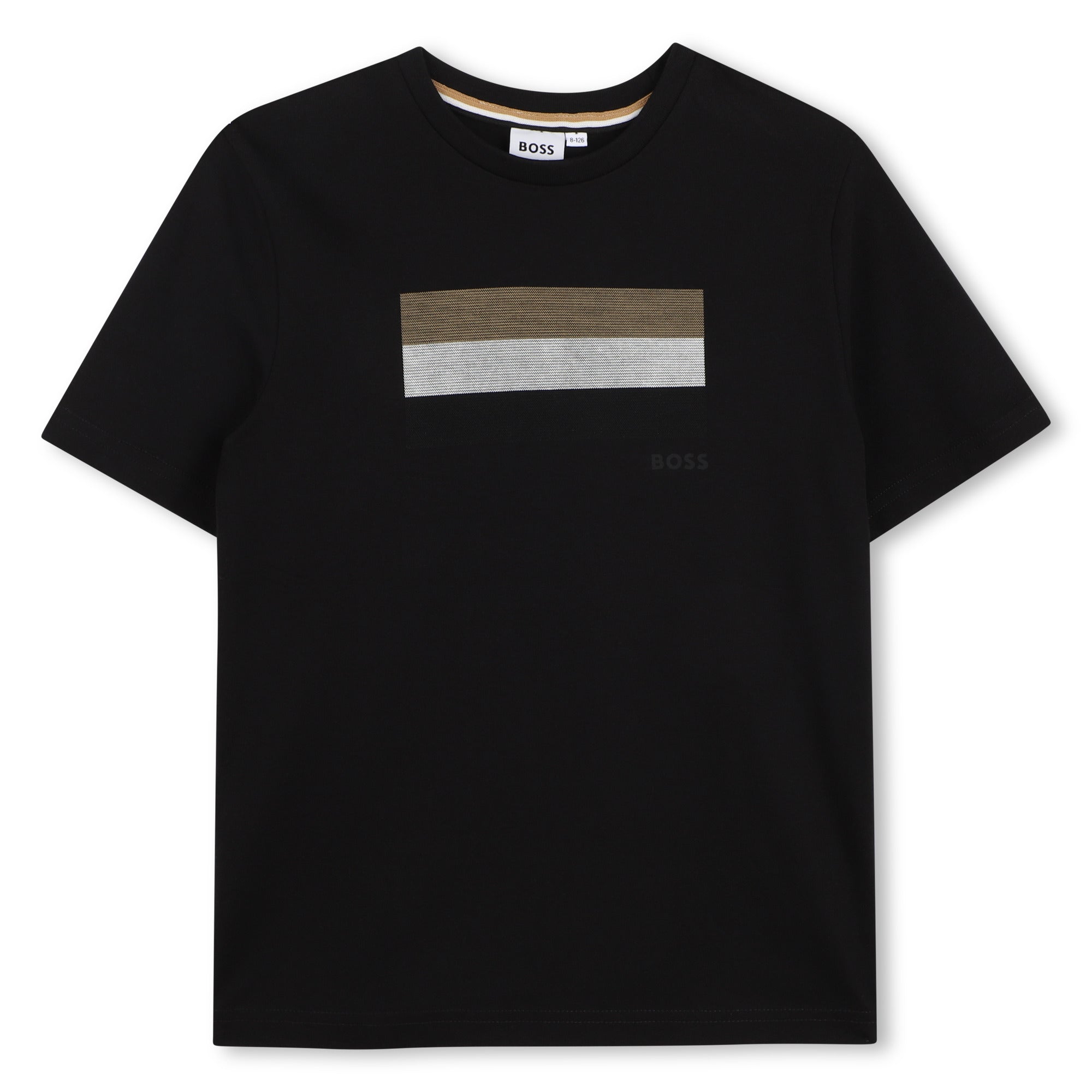 Boss T Shirt J52979 Black Preto_shot2