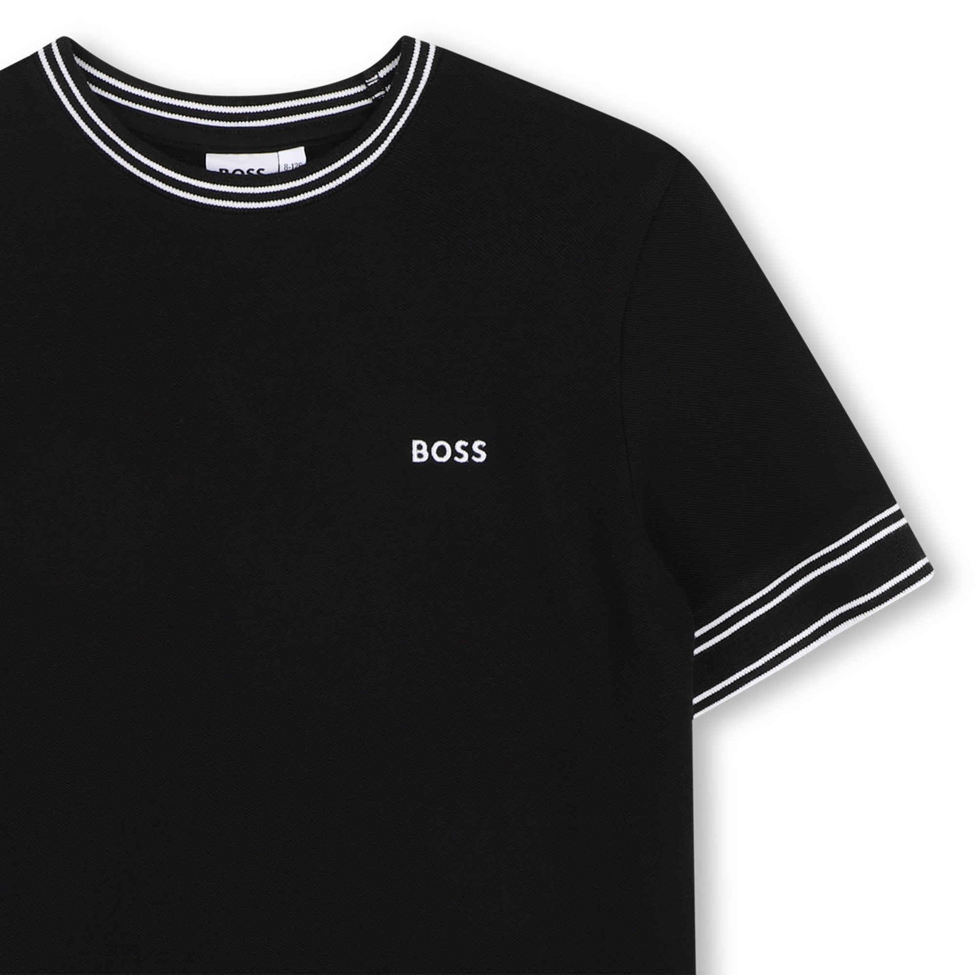 Boss T Shirt J52981 Black Preto_shot4