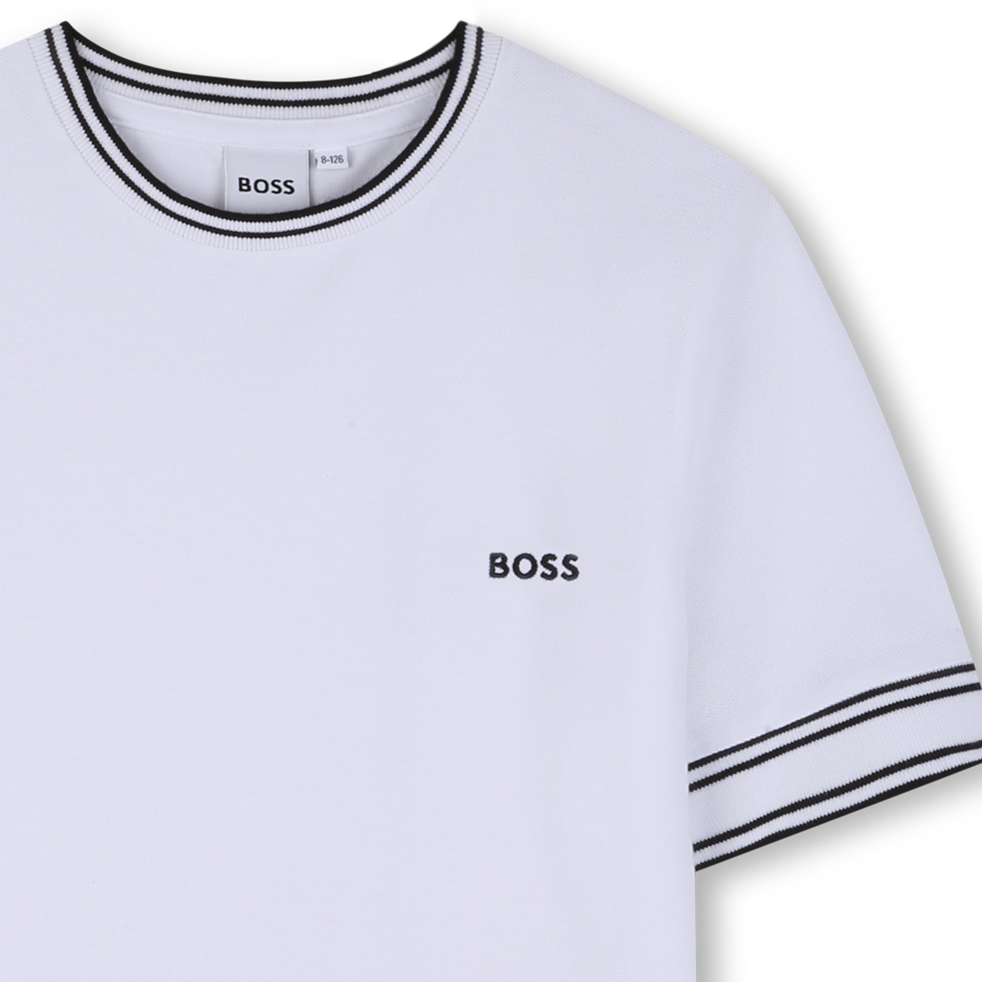 Boss T Shirt J52981 White Branco_shot4