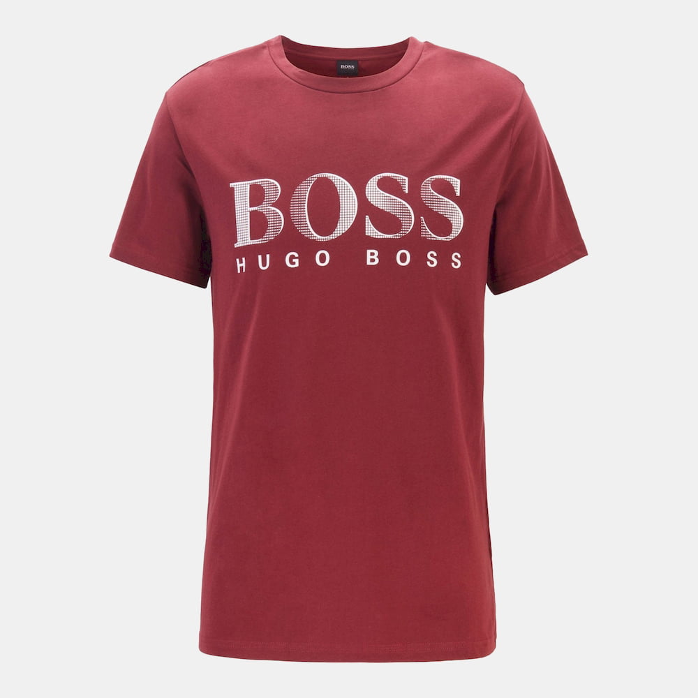 Boss T Shirt Rnuv Prote Bordeaux Bordeaux Shot2
