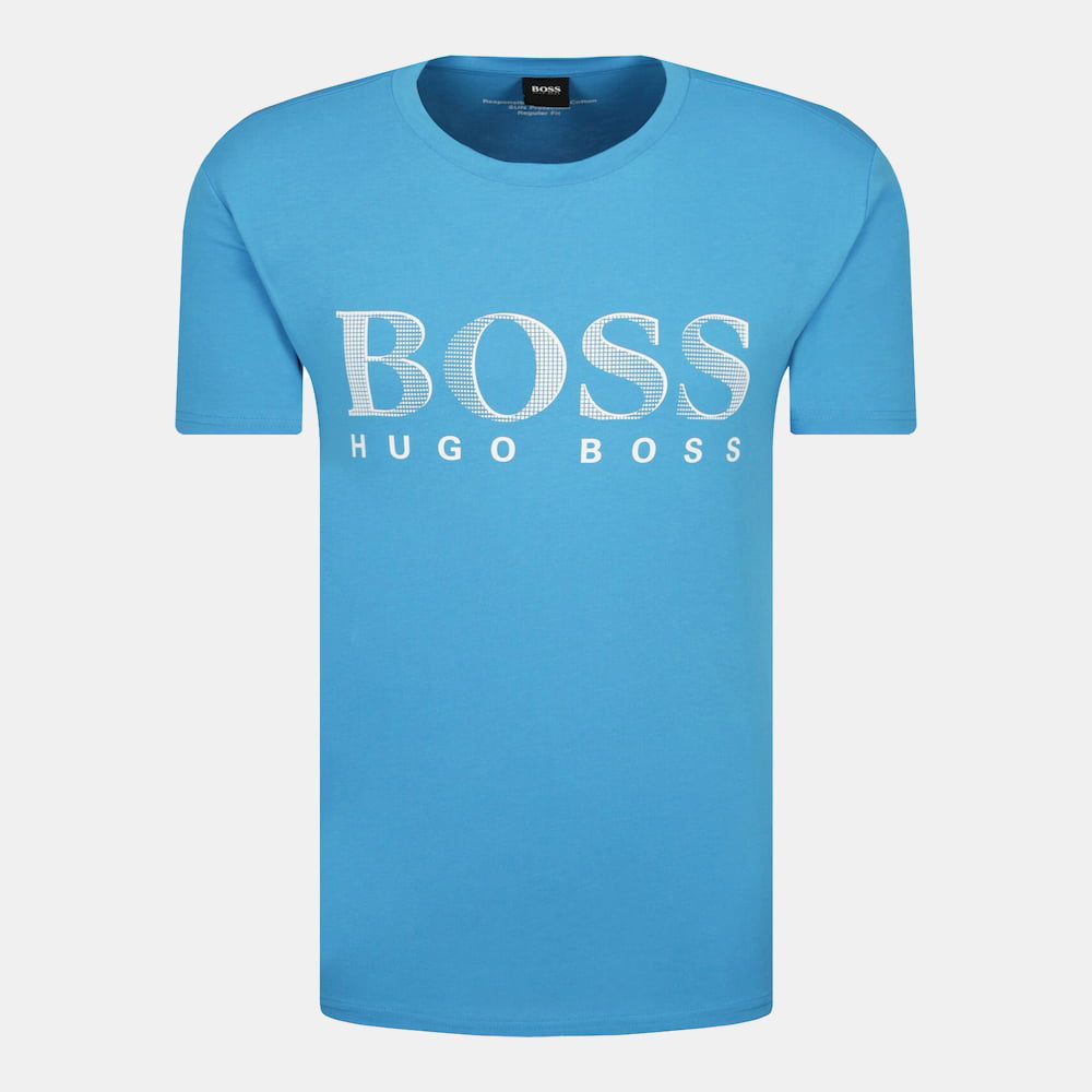 Boss T Shirt Rnuv Prote Sky Azul Shot6