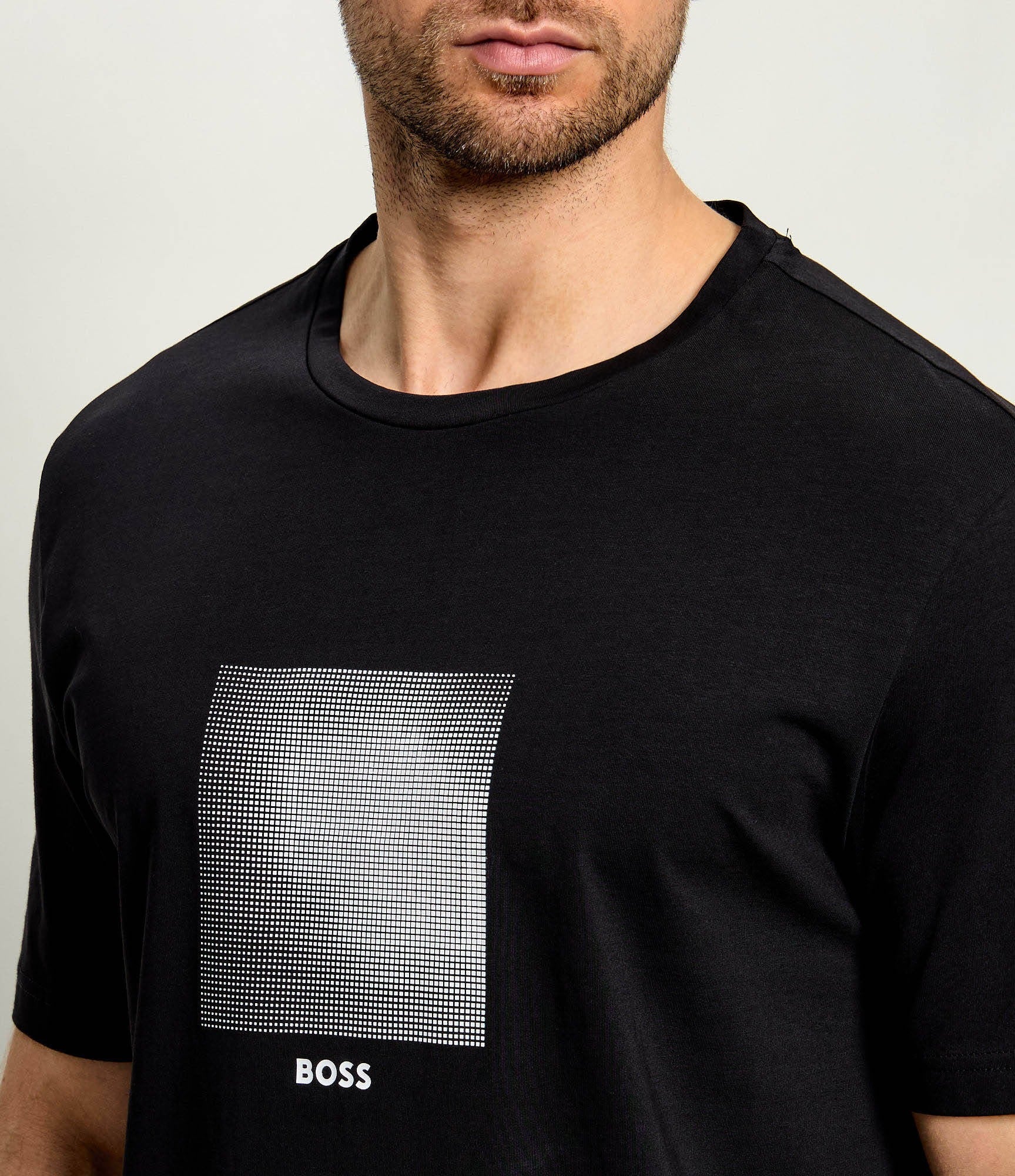 Boss T Shirt T Shirt 2 5055 Black Preto_shot3