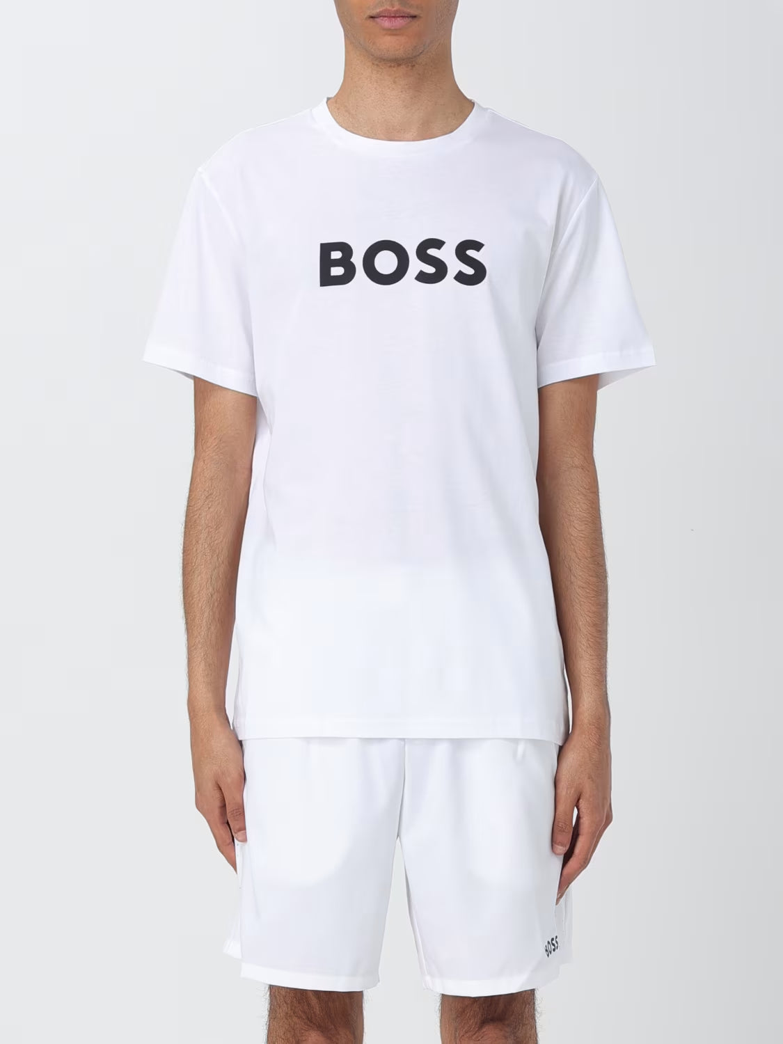 Boss T Shirt T Shirt Rn 505 White Branco_shot1