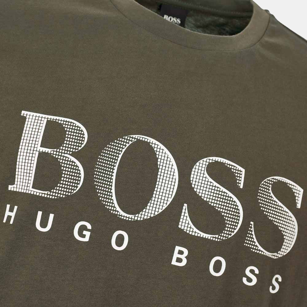 Boss T Shirt T Shirtrn Green Moss Verde Moss Shot5