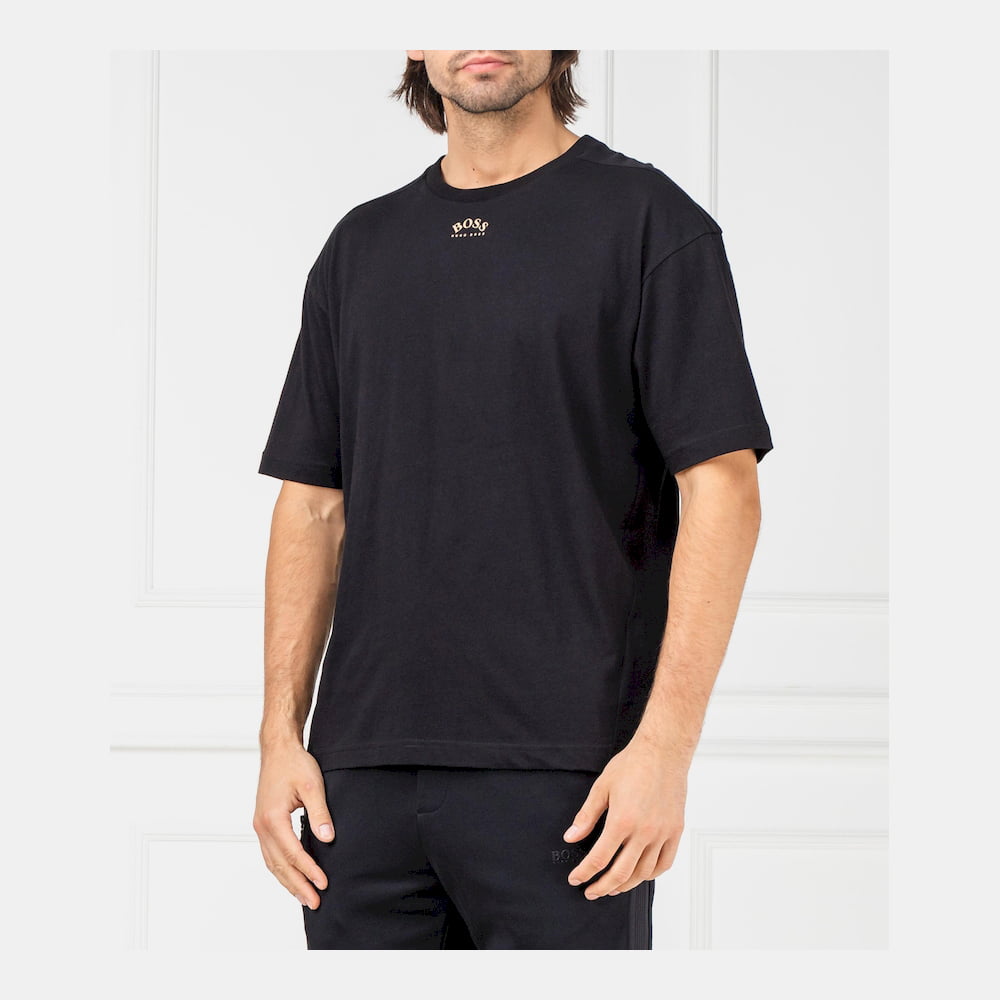 Boss T Shirt Talboa1 Black Preto Shot6