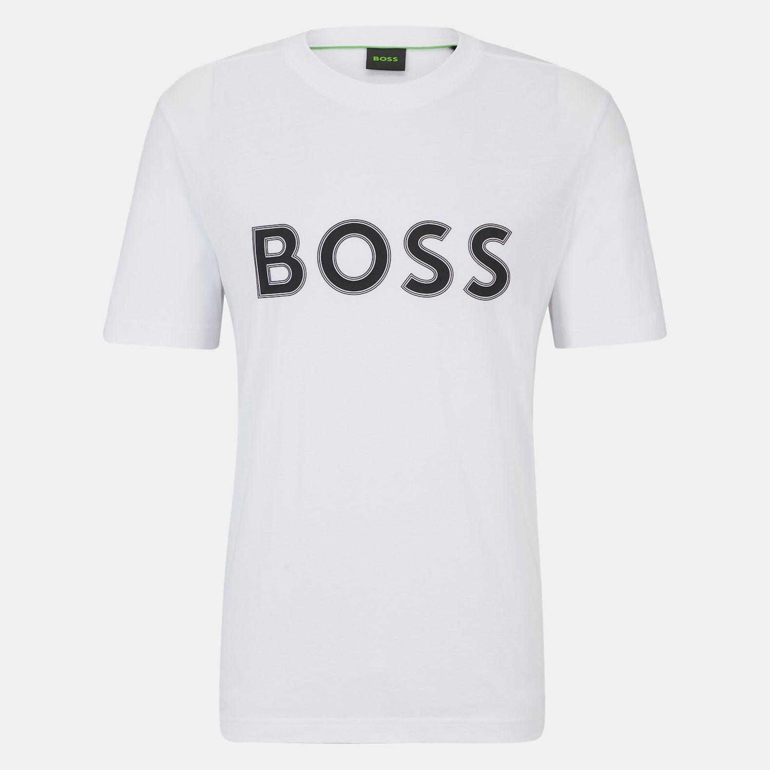 Boss T Shirt Tee 1 50506344 White Branco_shot1