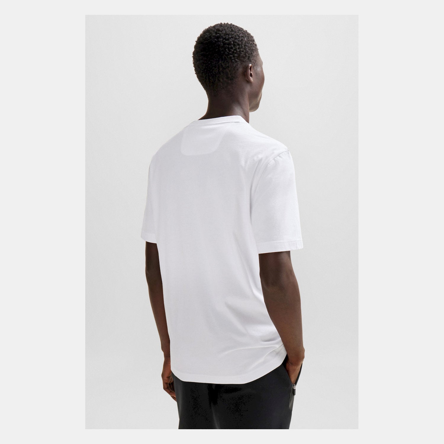 Boss T Shirt Tee 1 50506344 White Branco_shot3