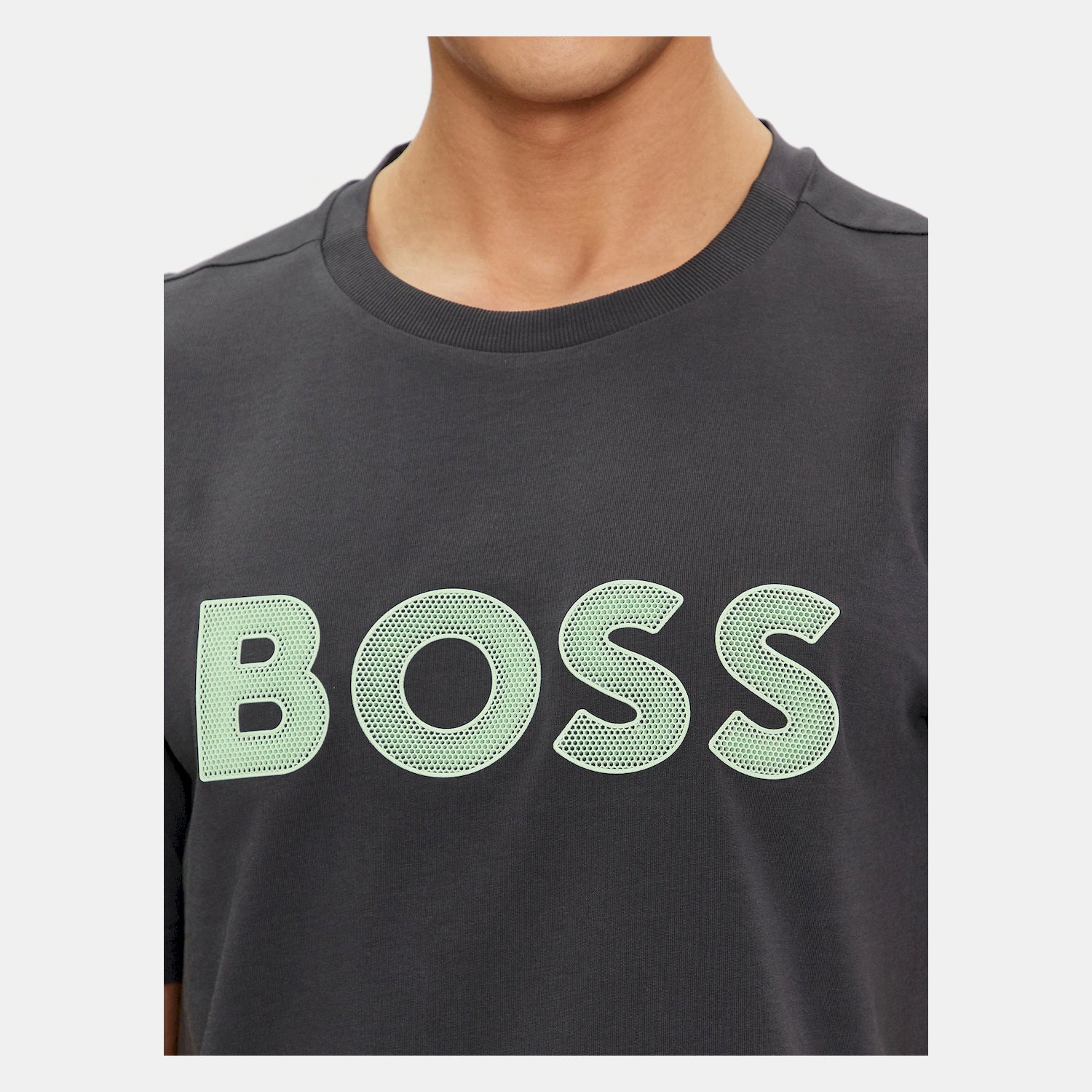 Boss T Shirt Tee 1 50512866 Charcoal Charcoal_shot2