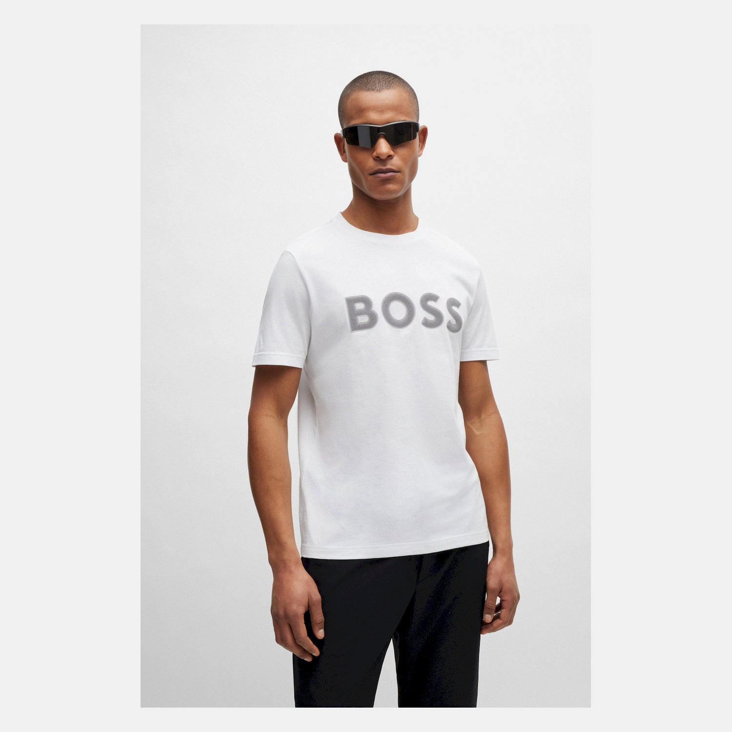 Boss T Shirt Tee 1 50512866 White Branco_shot2
