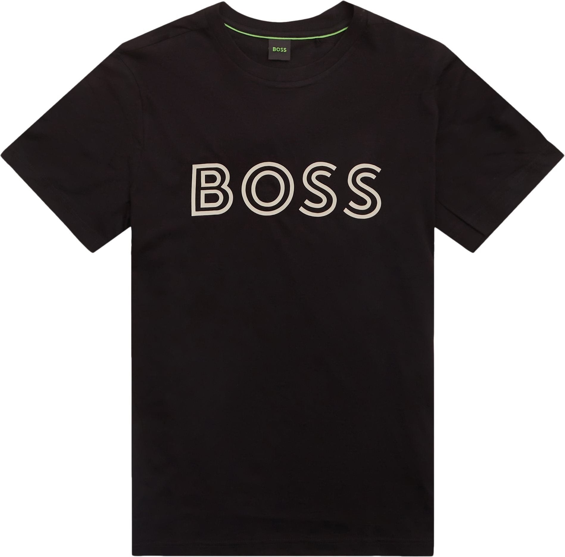 Boss T Shirt Tee 1 50519358 Black Preto_shot1