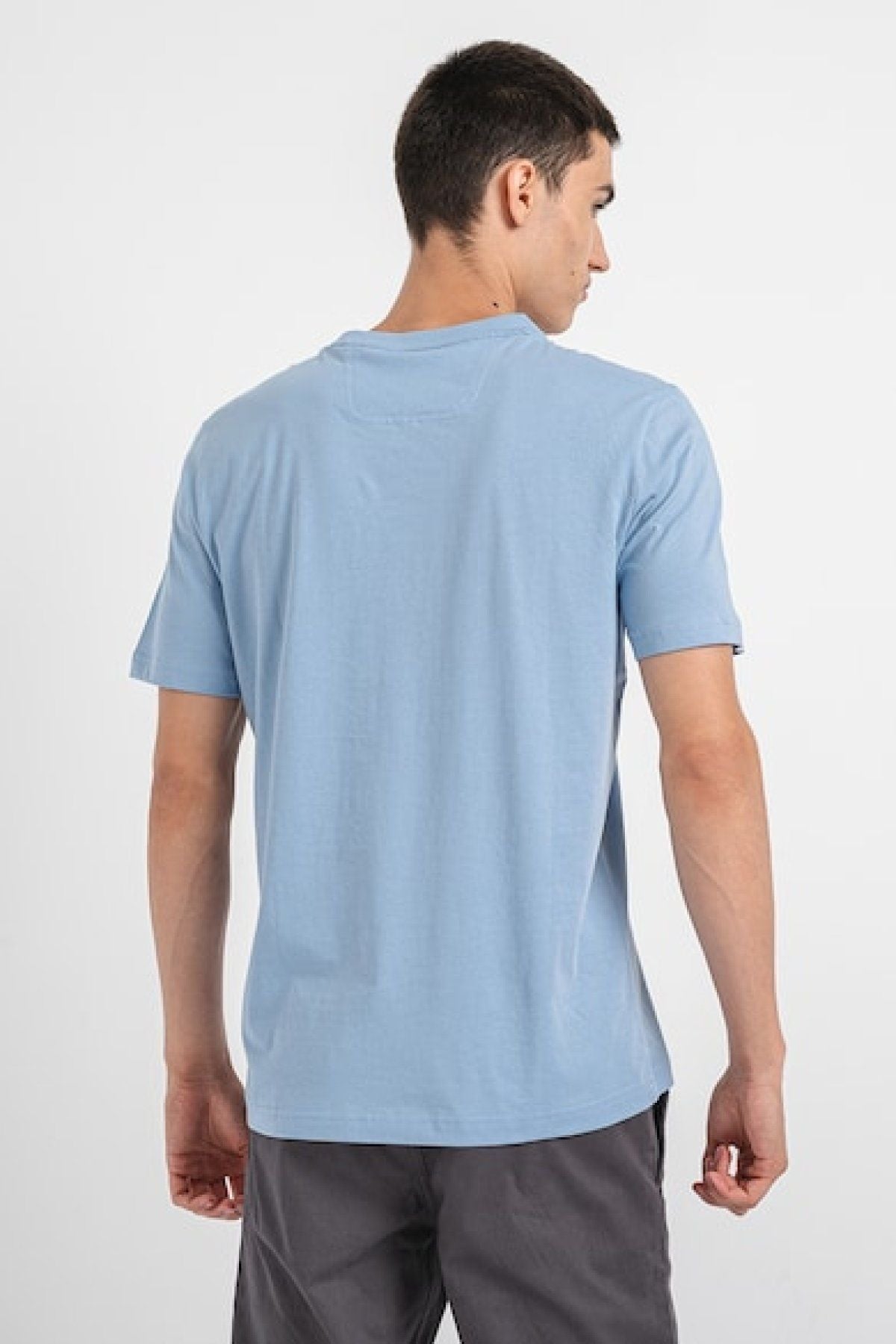 Boss T Shirt Tee 1 50519358 Blue Azul_shot1