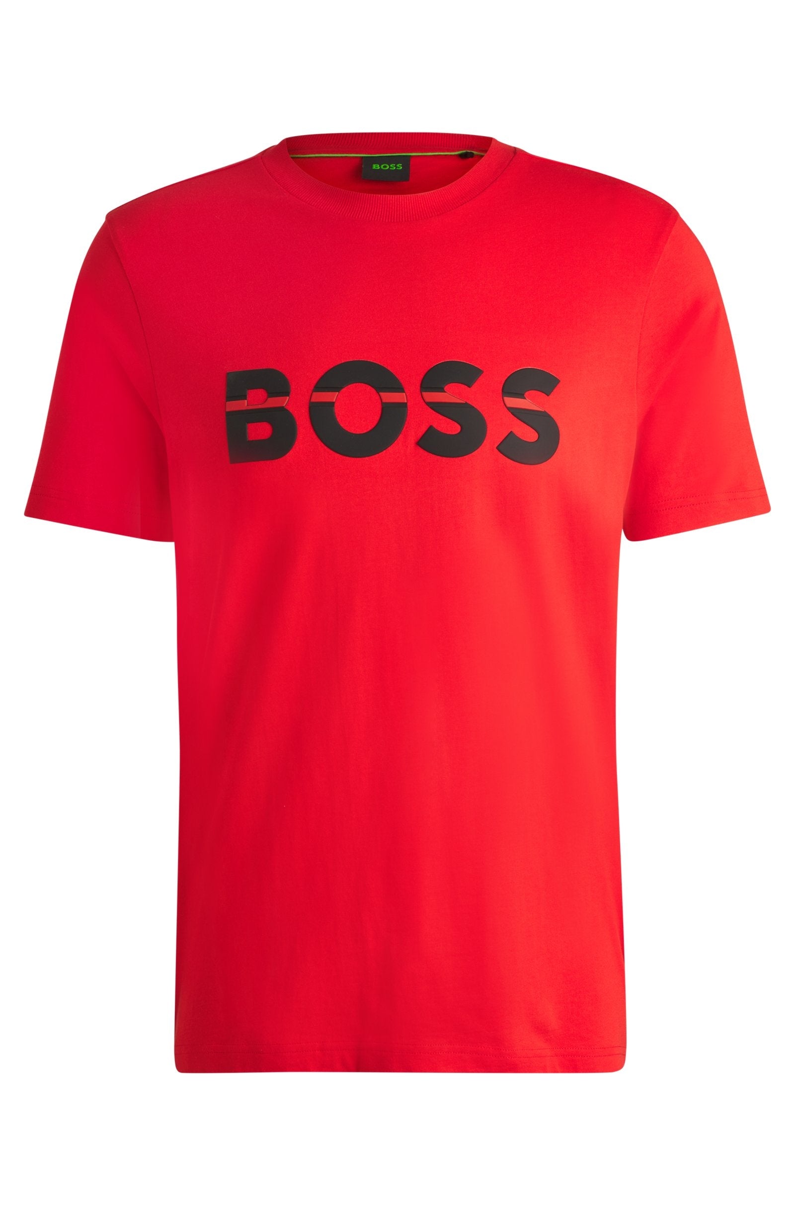 Boss T Shirt Tee 1 50525208 Red Vermelho_shot1