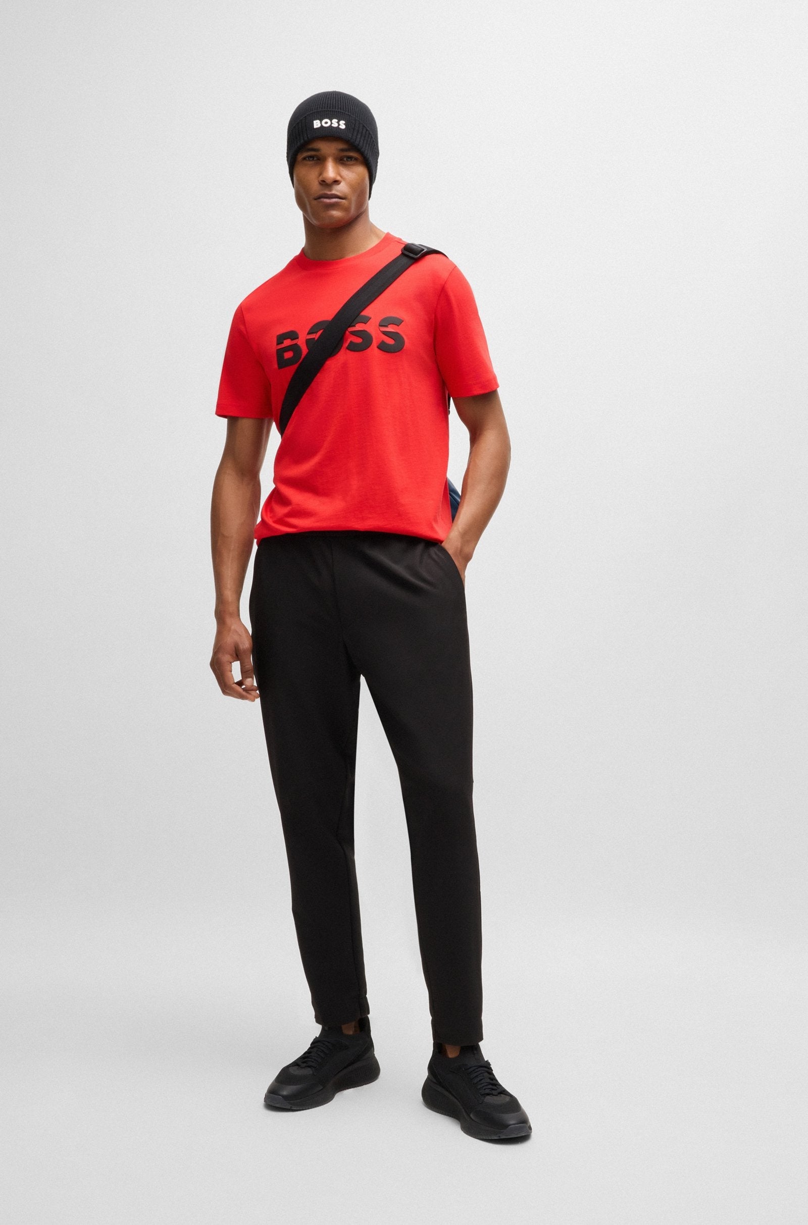 Boss T Shirt Tee 1 50525208 Red Vermelho_shot2