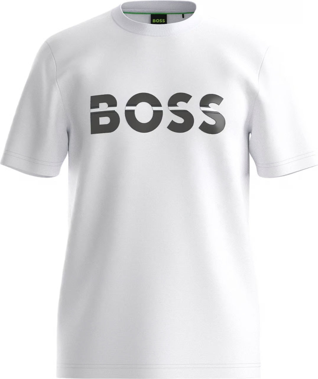 Boss T Shirt Tee 1 50525208 White Branco_shot1